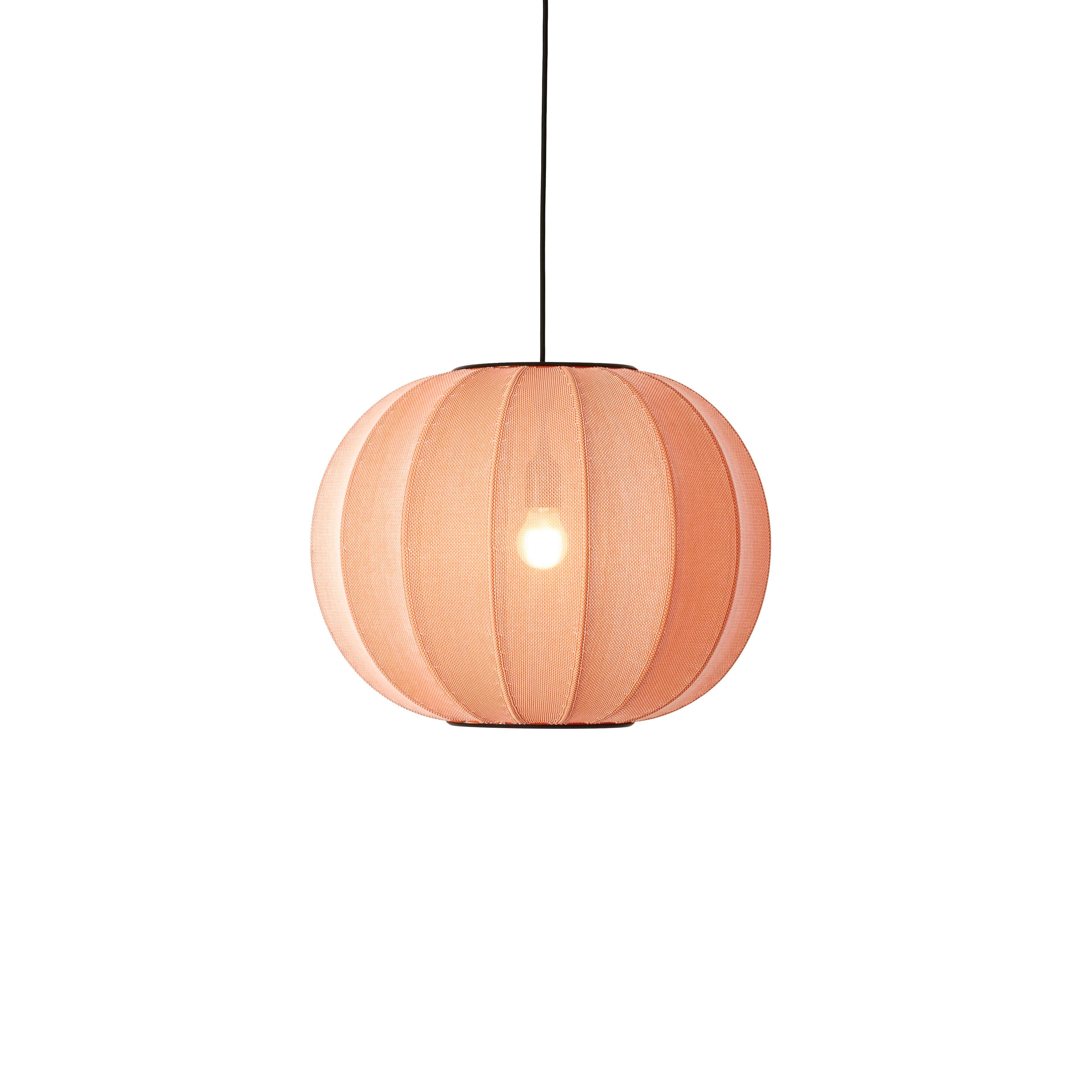 Lampa wisząca KNIT-WIT ROUND koralowy