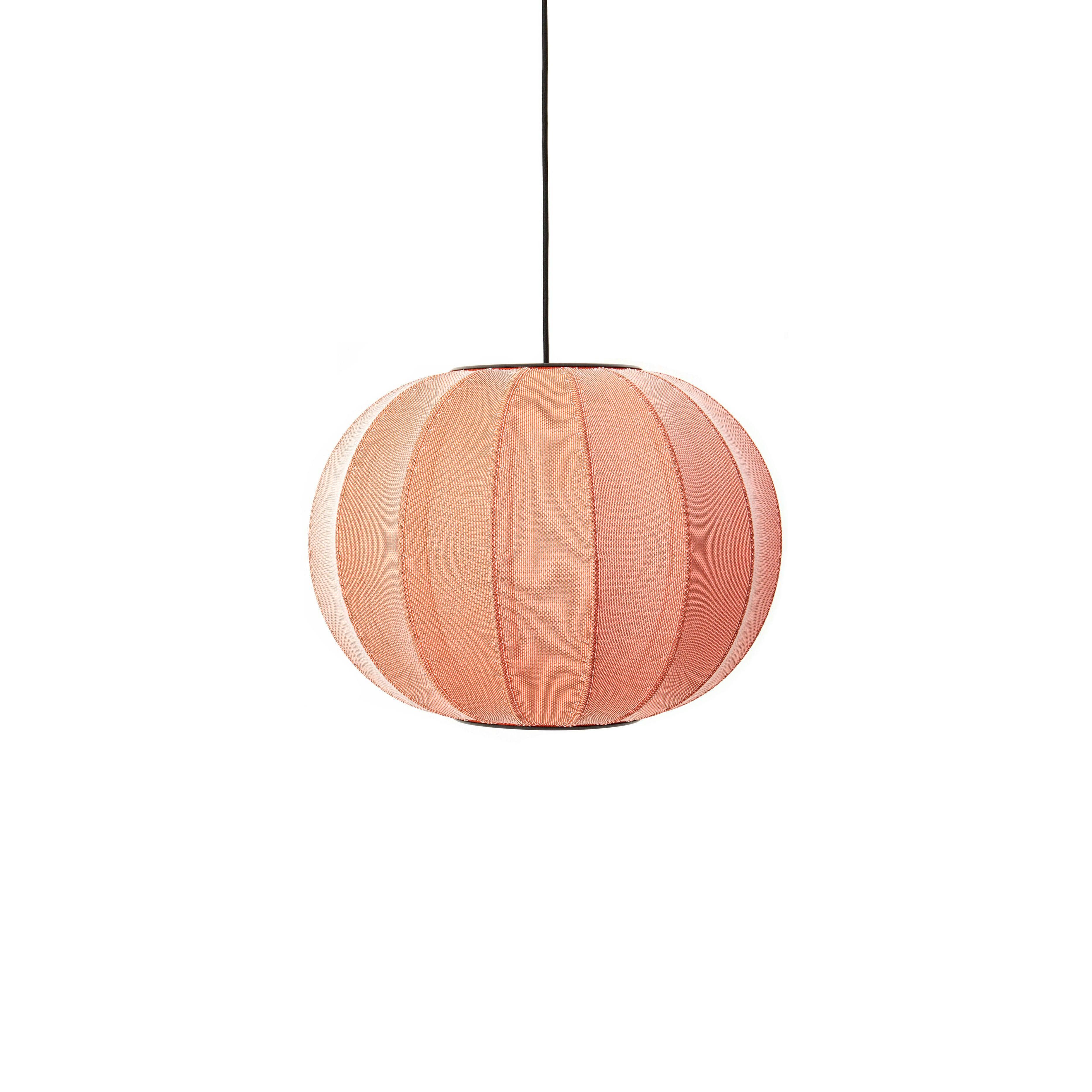 Lampa wisząca KNIT-WIT ROUND koralowy