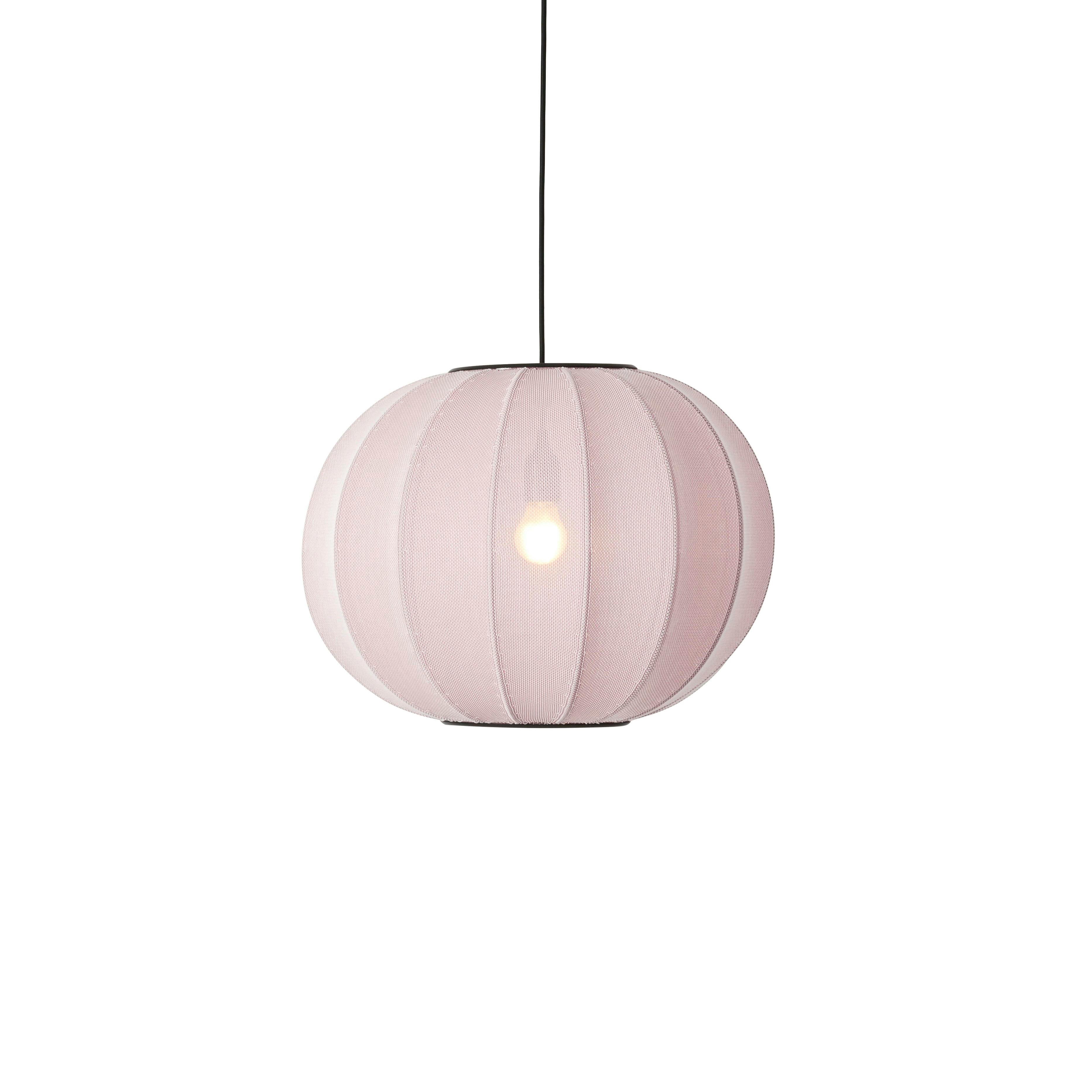 Lampa wisząca KNIT-WIT ROUND jasnoróżowy