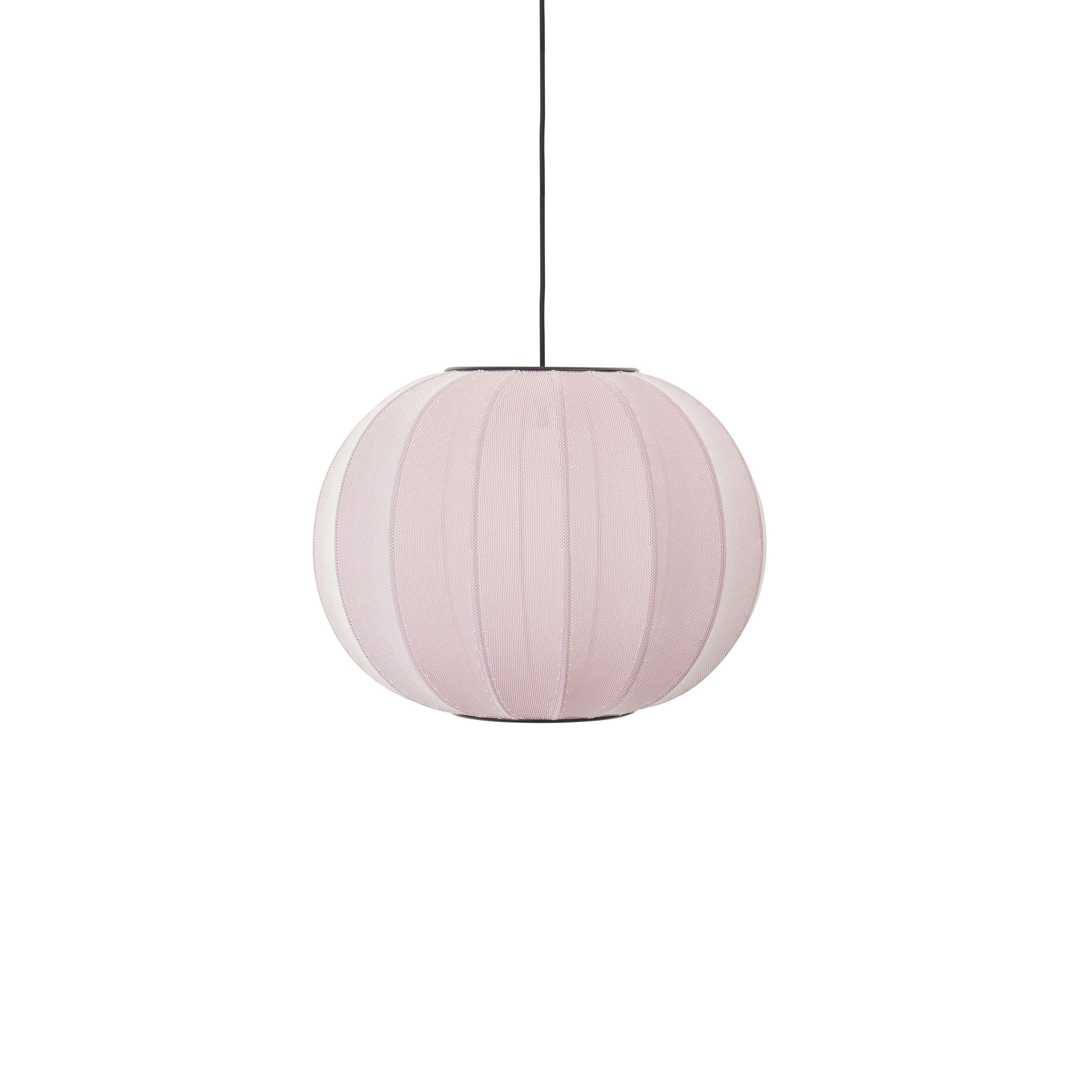 Lampa wisząca KNIT-WIT ROUND jasnoróżowy