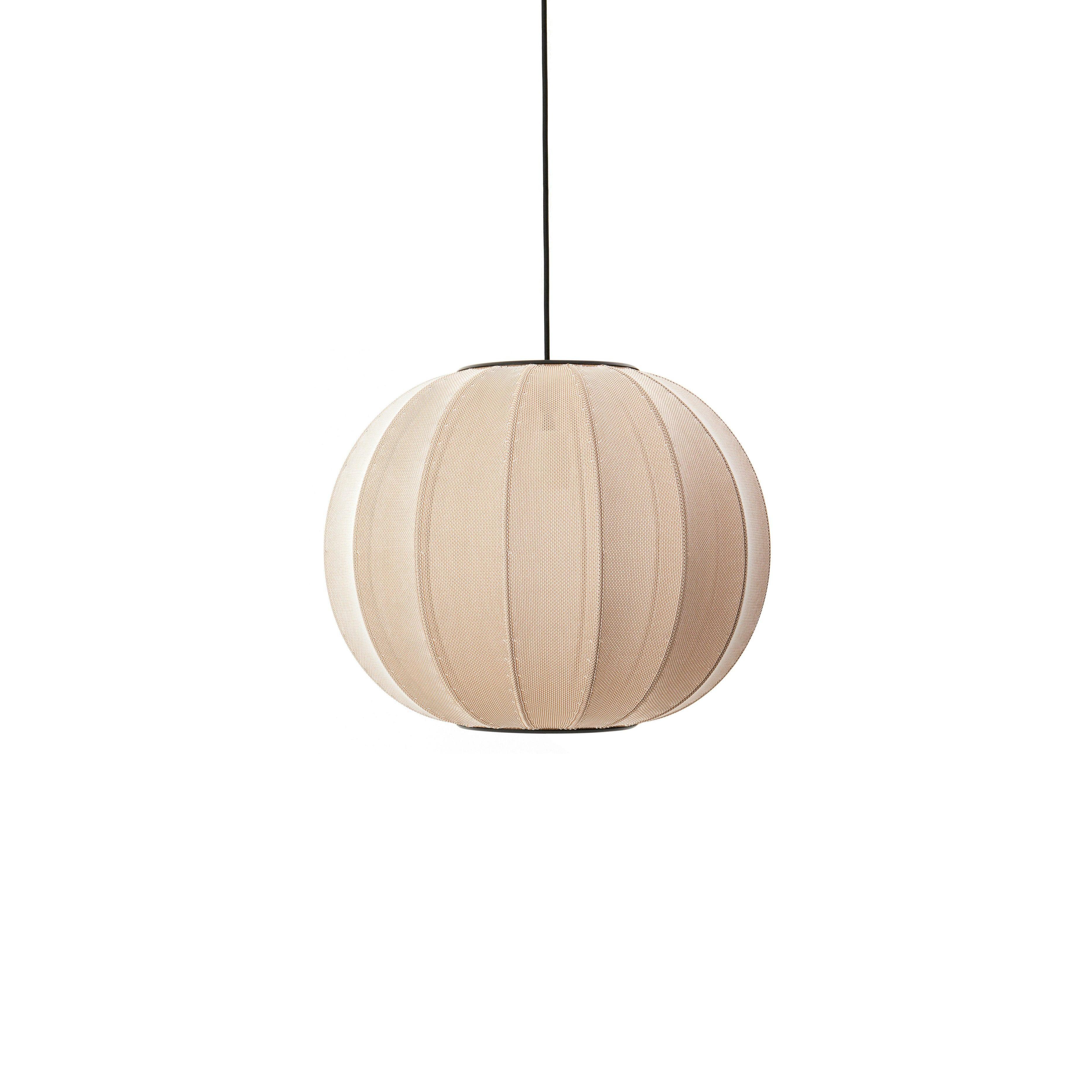 Lampa wisząca KNIT-WIT ROUND piaskowy