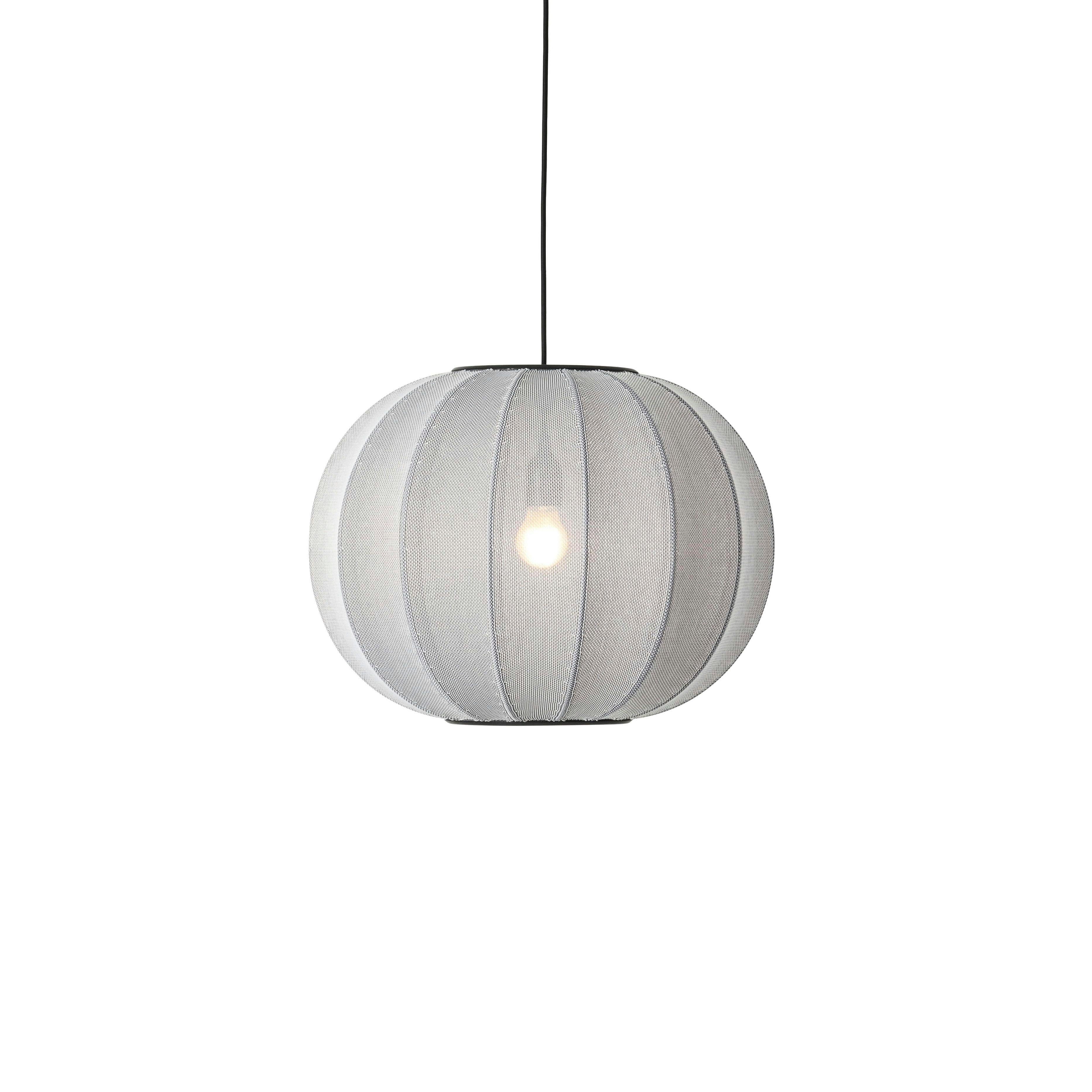 Lampa wisząca KNIT-WIT ROUND szary