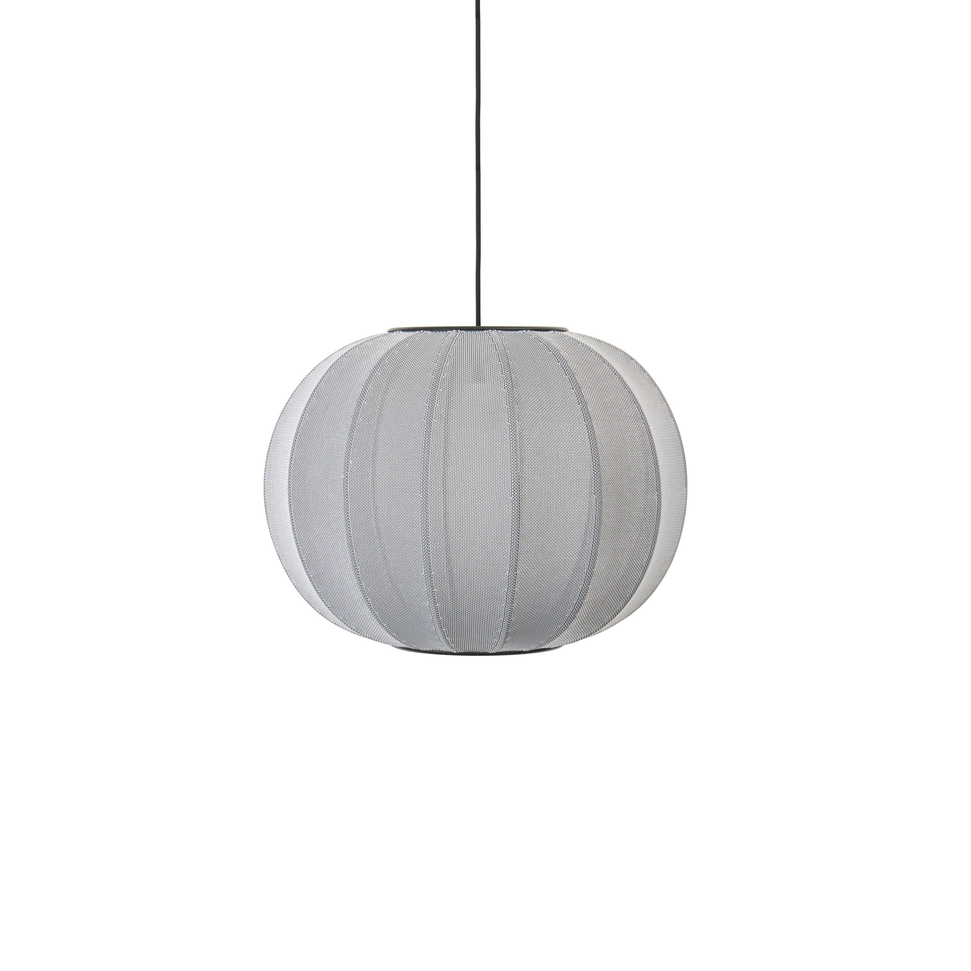Lampa wisząca KNIT-WIT ROUND szary