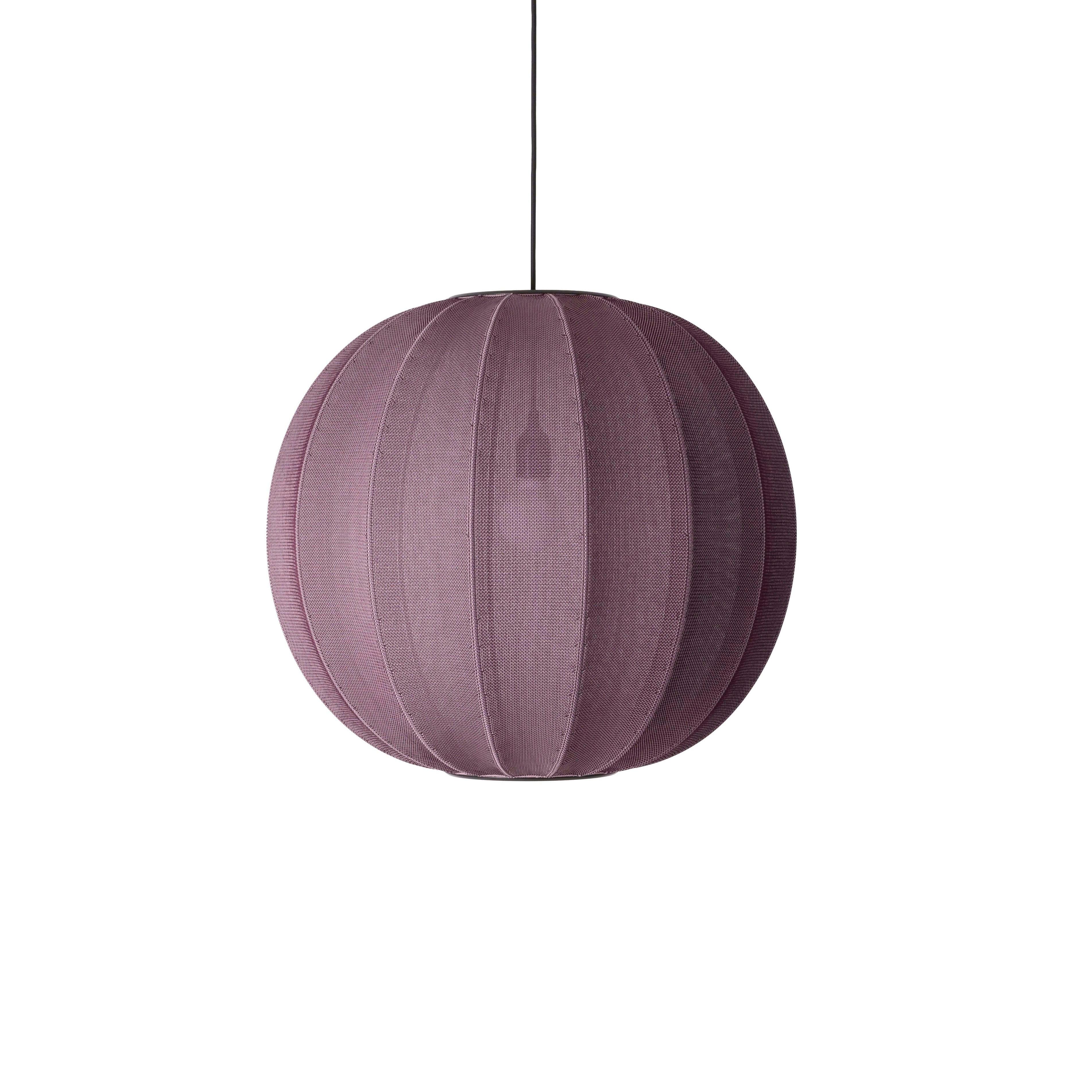 Lampa wisząca KNIT-WIT ROUND burgundowy