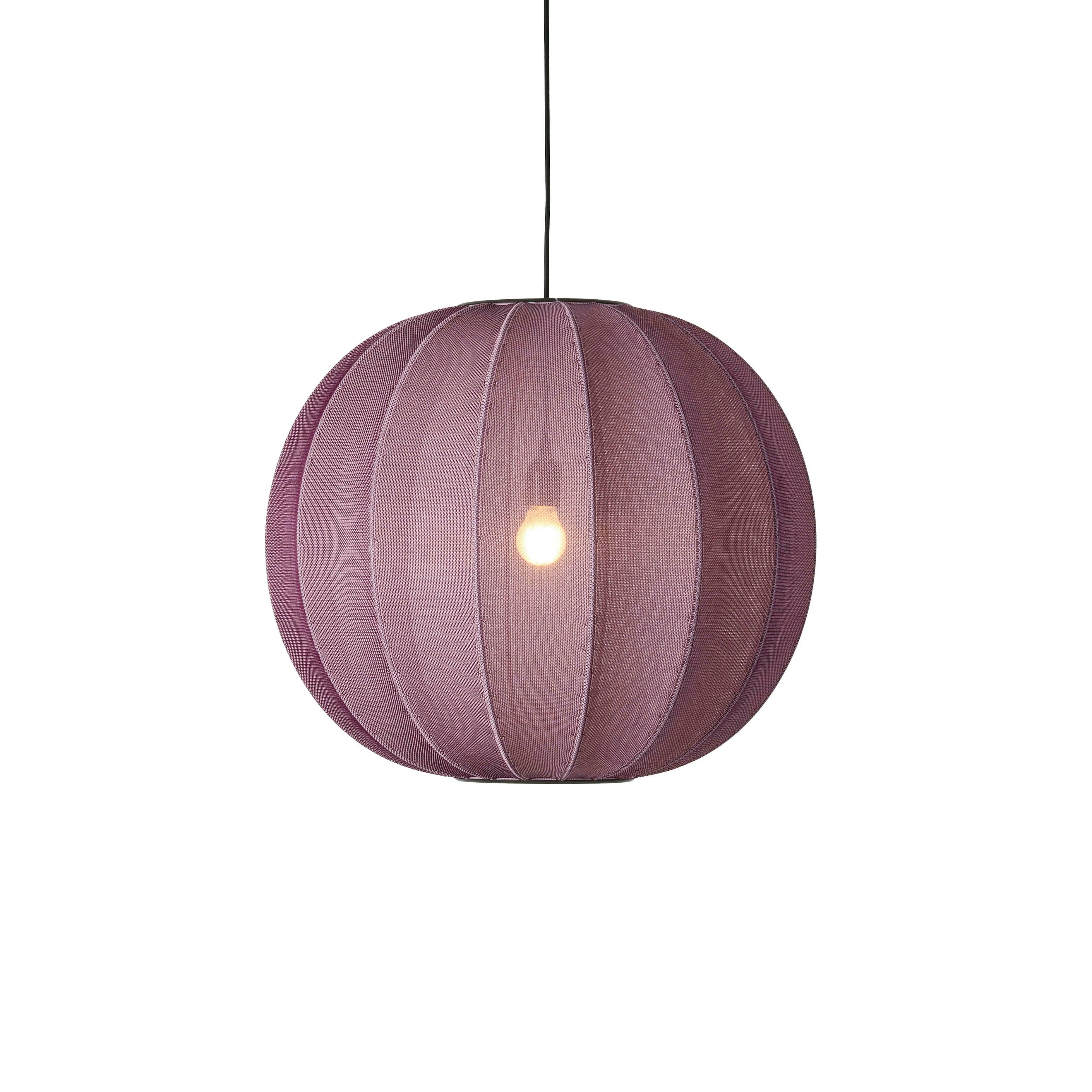 Lampa wisząca KNIT-WIT ROUND burgundowy