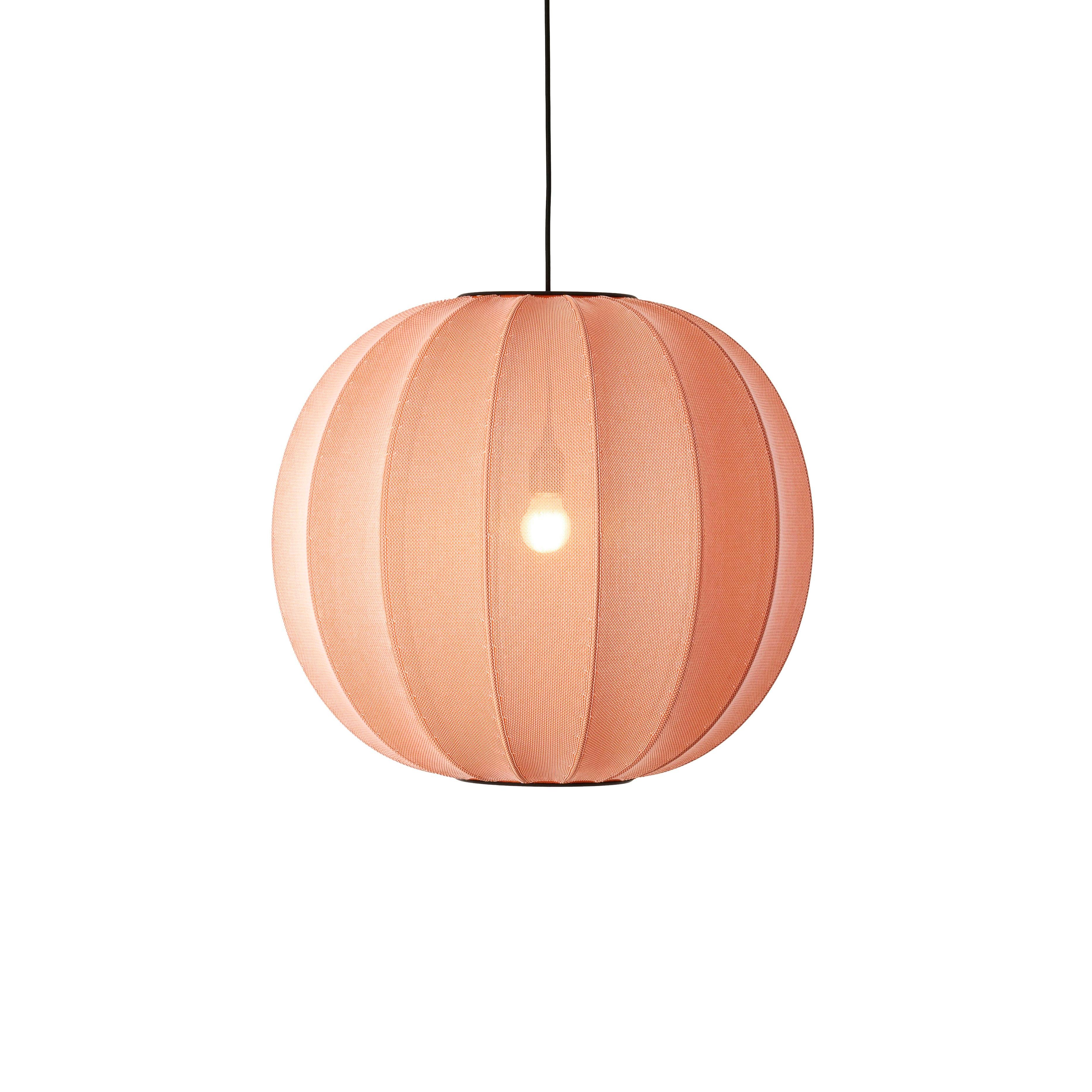 Lampa wisząca KNIT-WIT ROUND koralowy