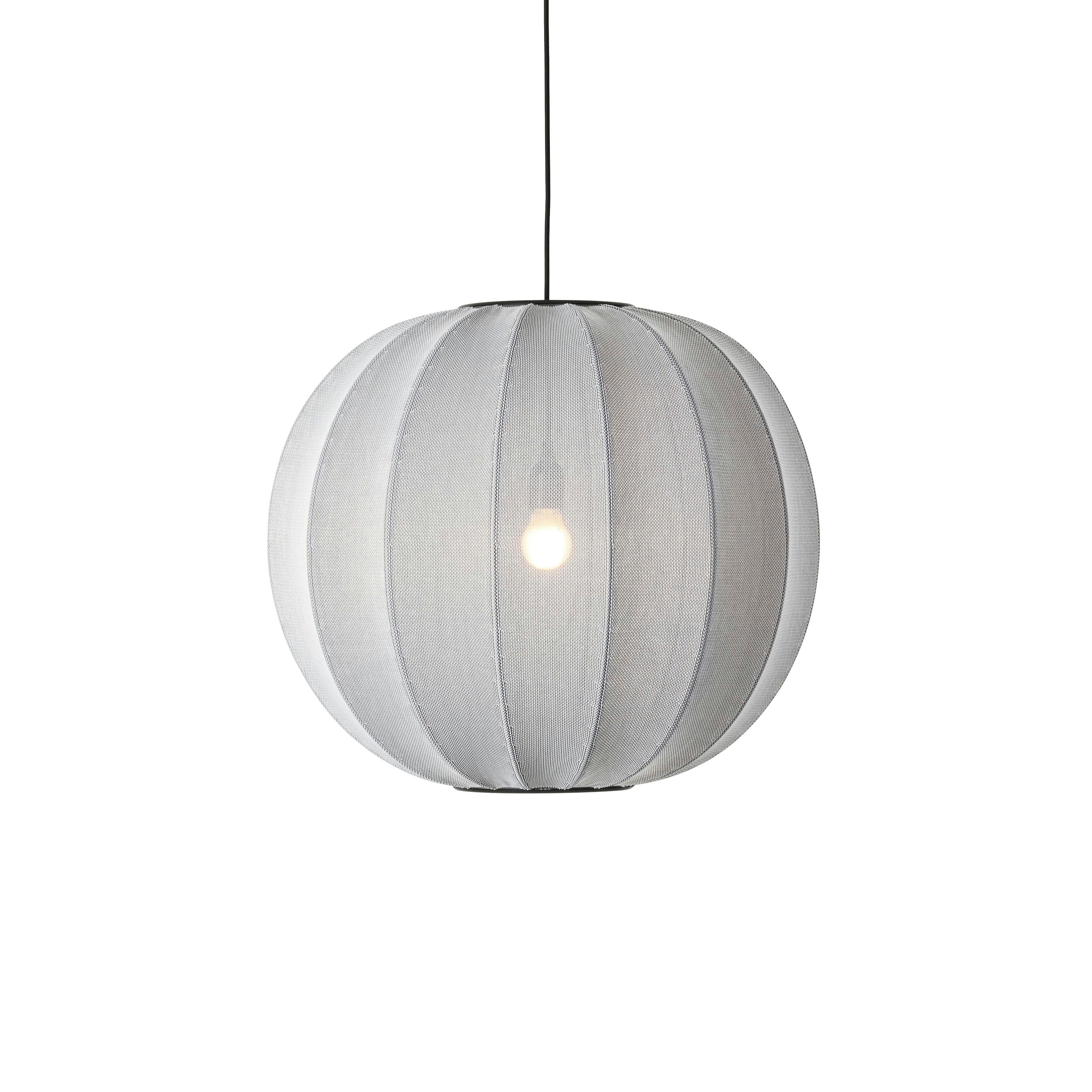 Lampa wisząca KNIT-WIT ROUND szary