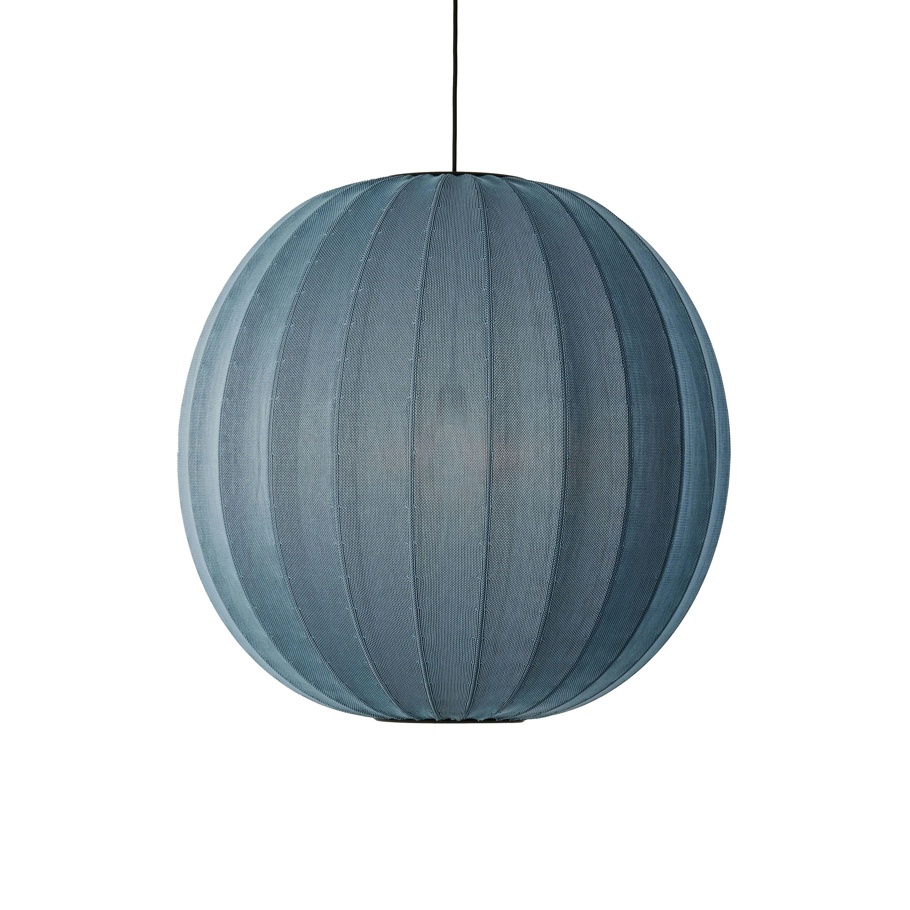Lampa wisząca KNIT-WIT ROUND niebieski