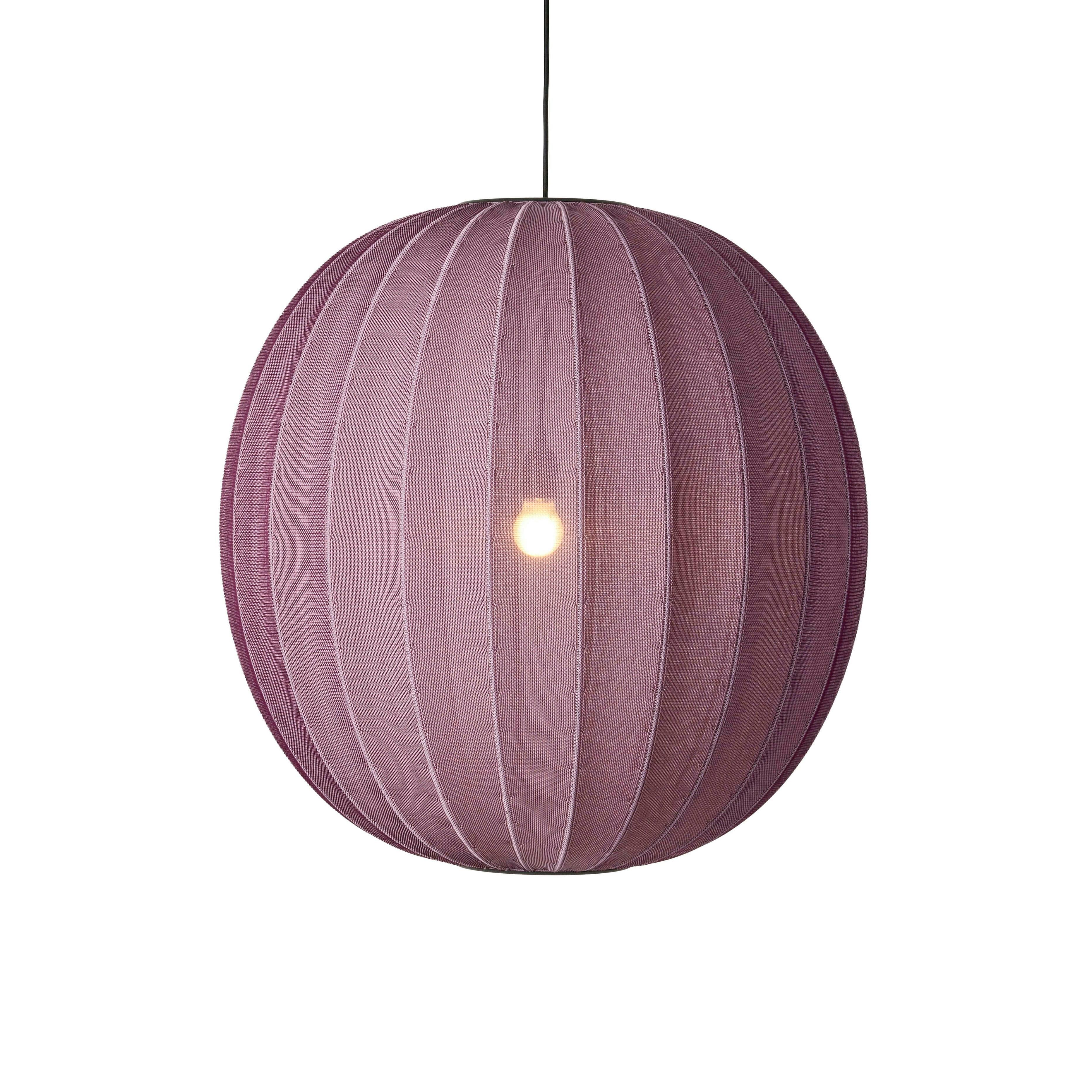 Lampa wisząca KNIT-WIT ROUND burgundowy