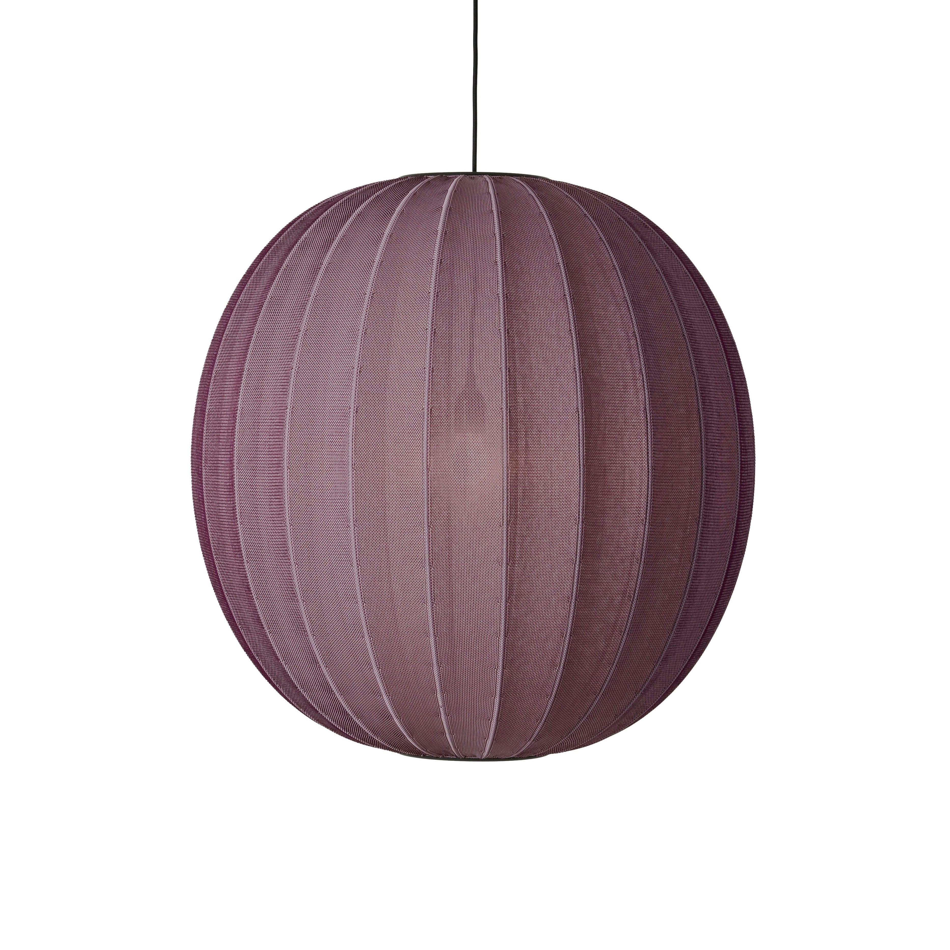 Lampa wisząca KNIT-WIT ROUND burgundowy