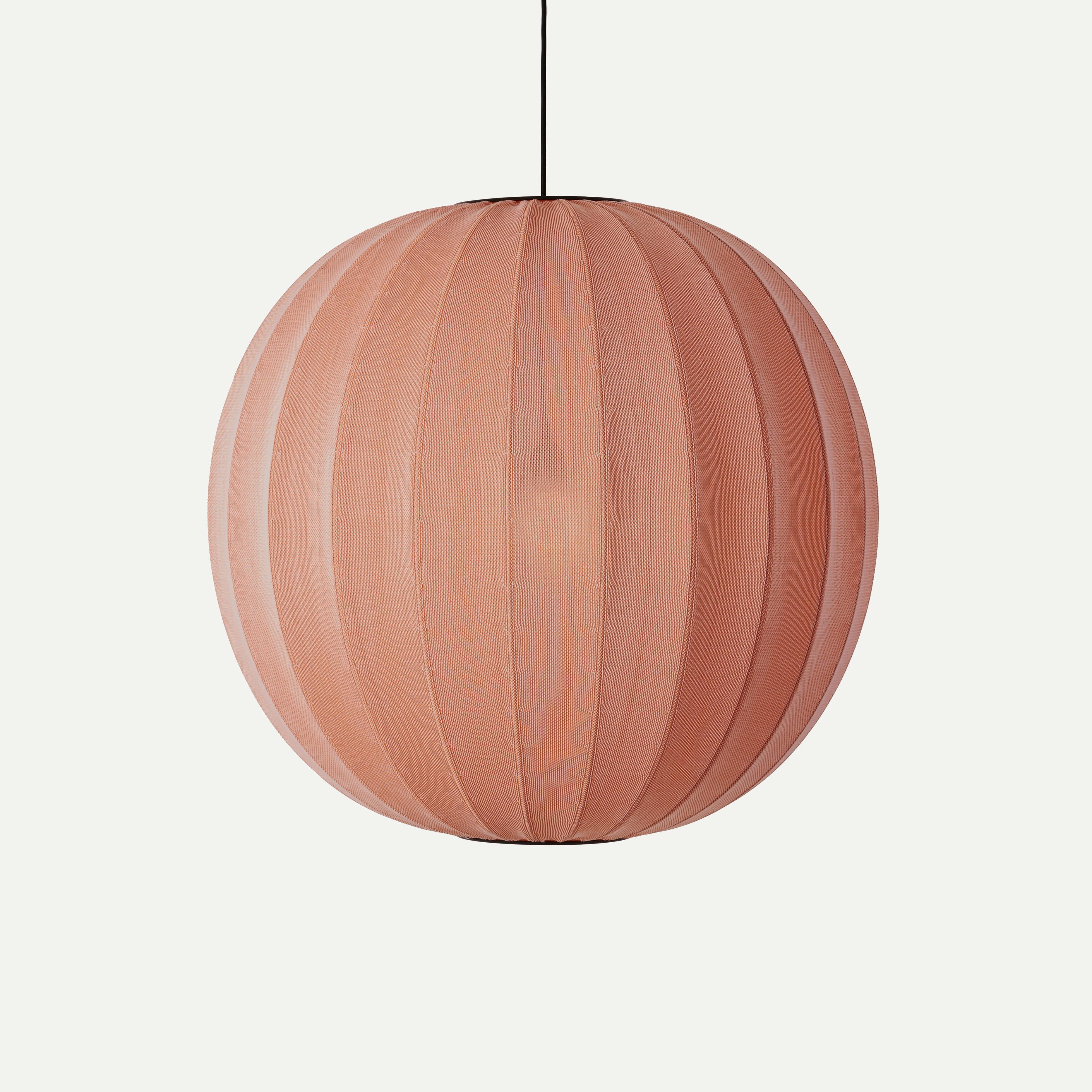 Lampa wisząca KNIT-WIT ROUND koralowy