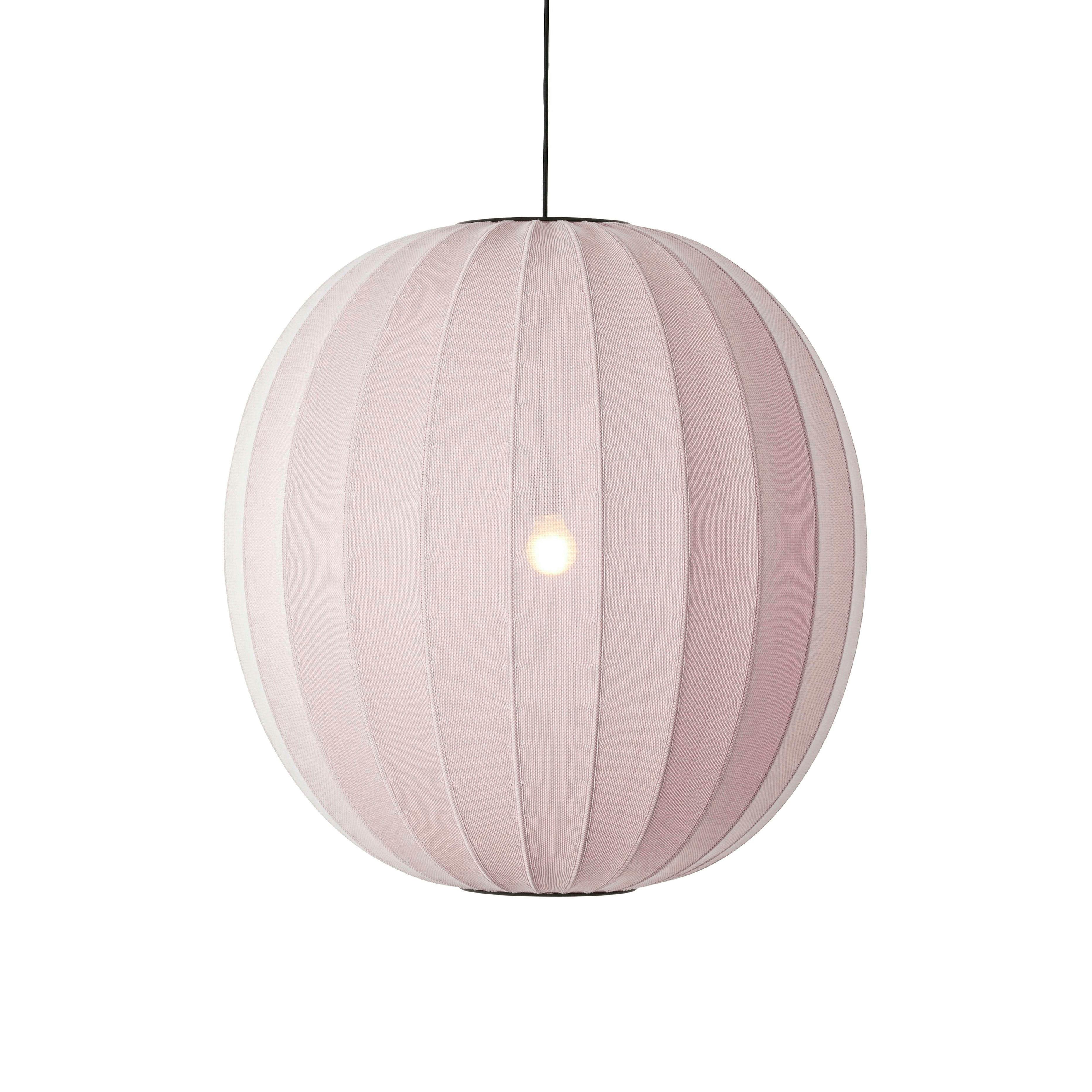 Lampa wisząca KNIT-WIT ROUND jasnoróżowy