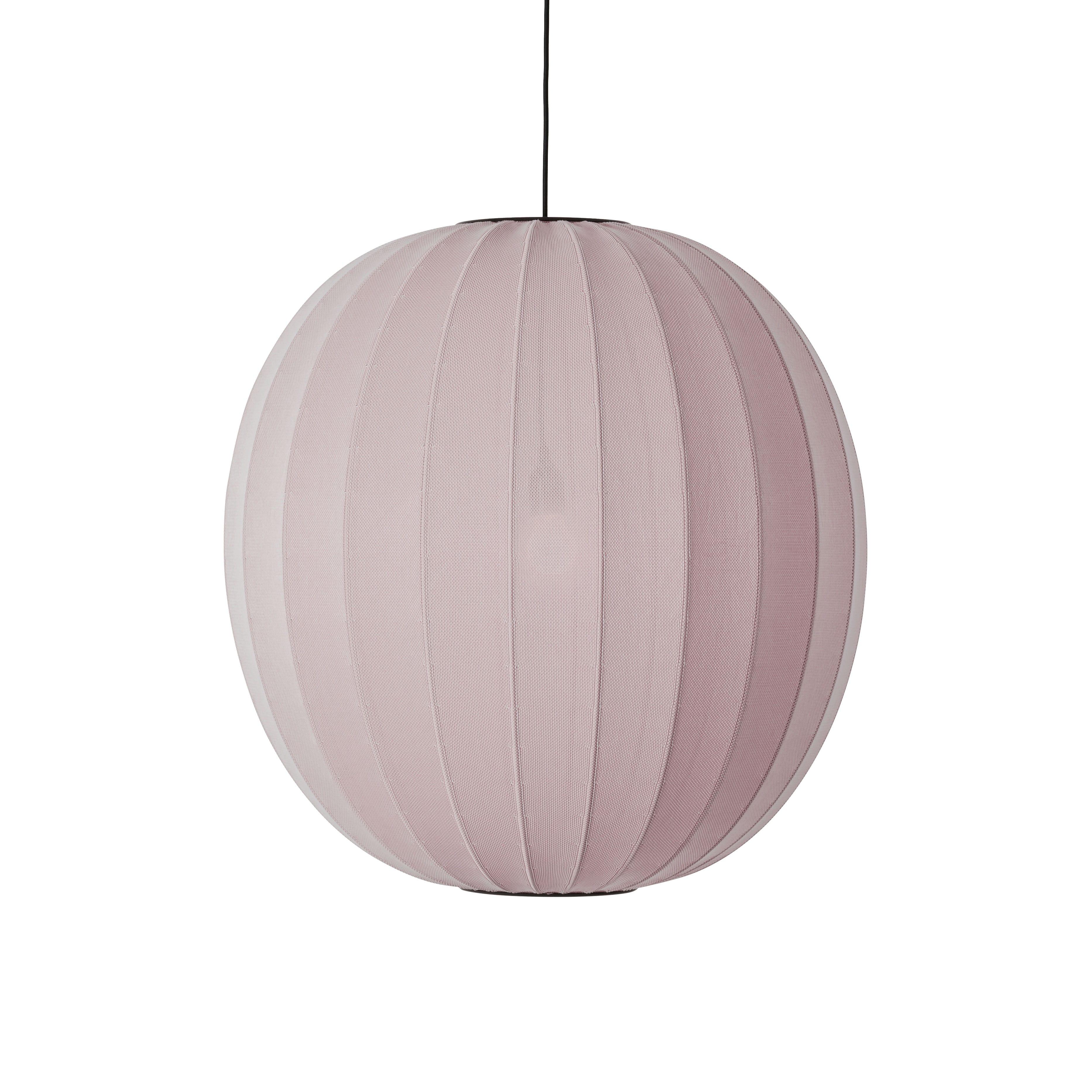 Lampa wisząca KNIT-WIT ROUND jasnoróżowy