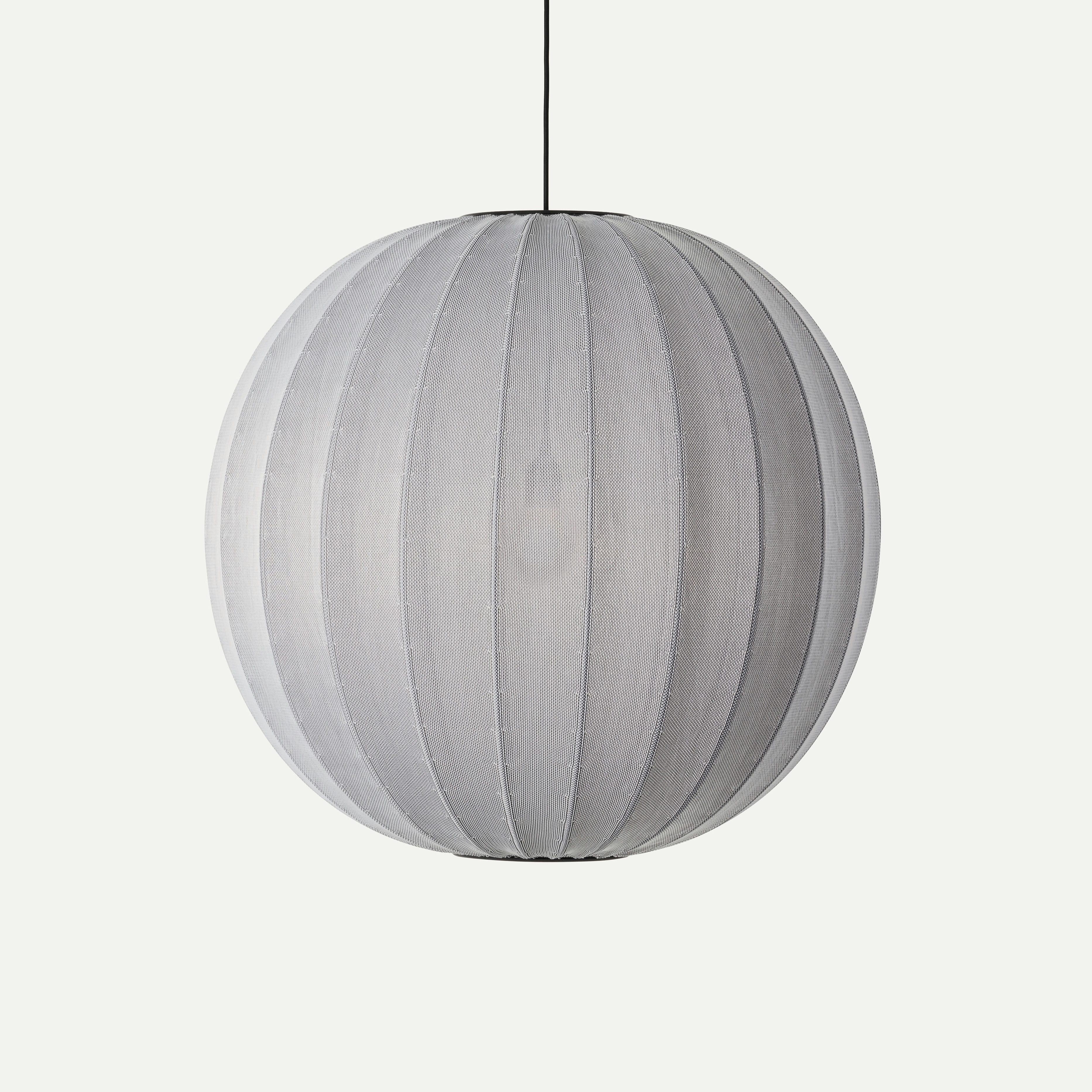 Lampa wisząca KNIT-WIT ROUND szary