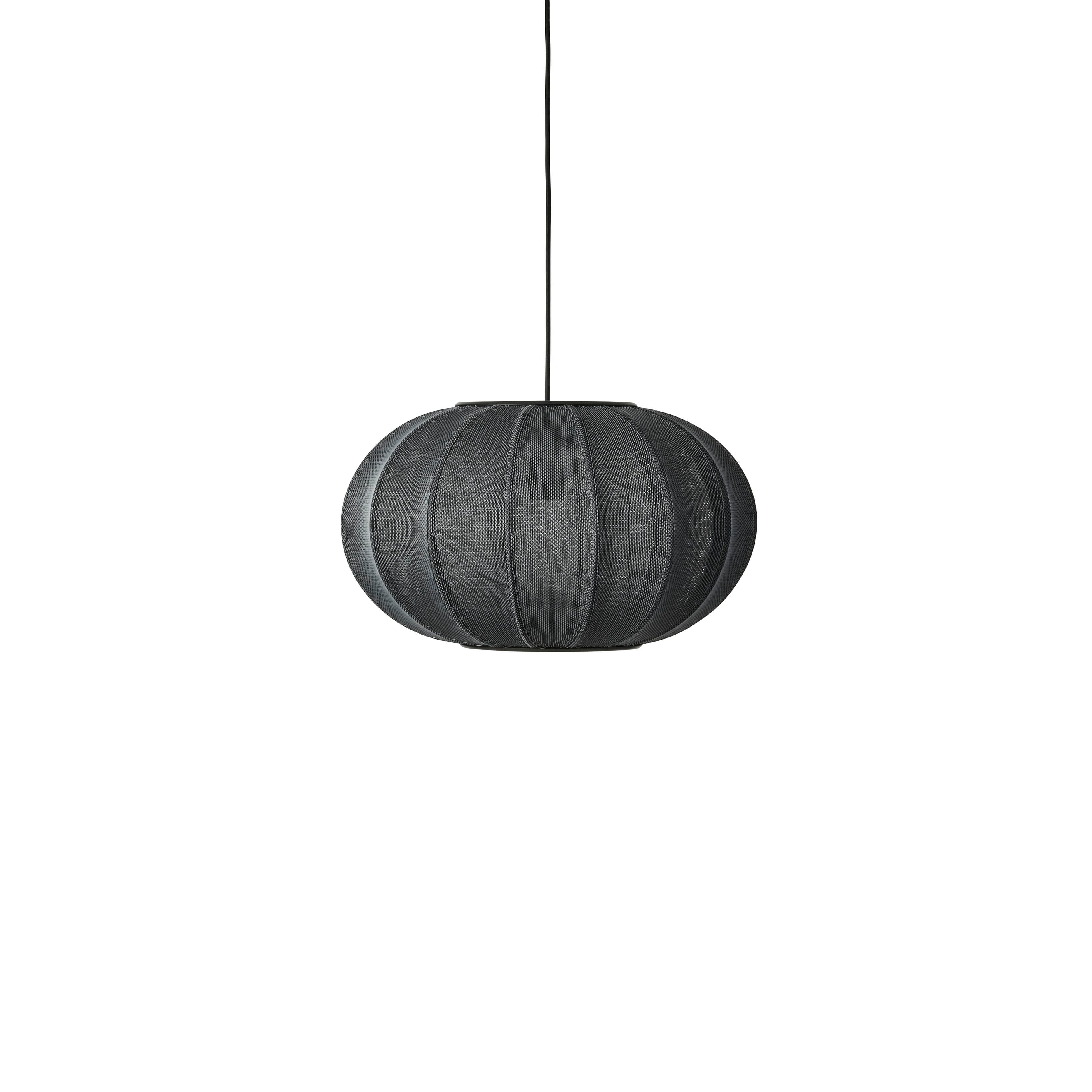 Lampa wisząca KNIT-WIT OVAL czarny