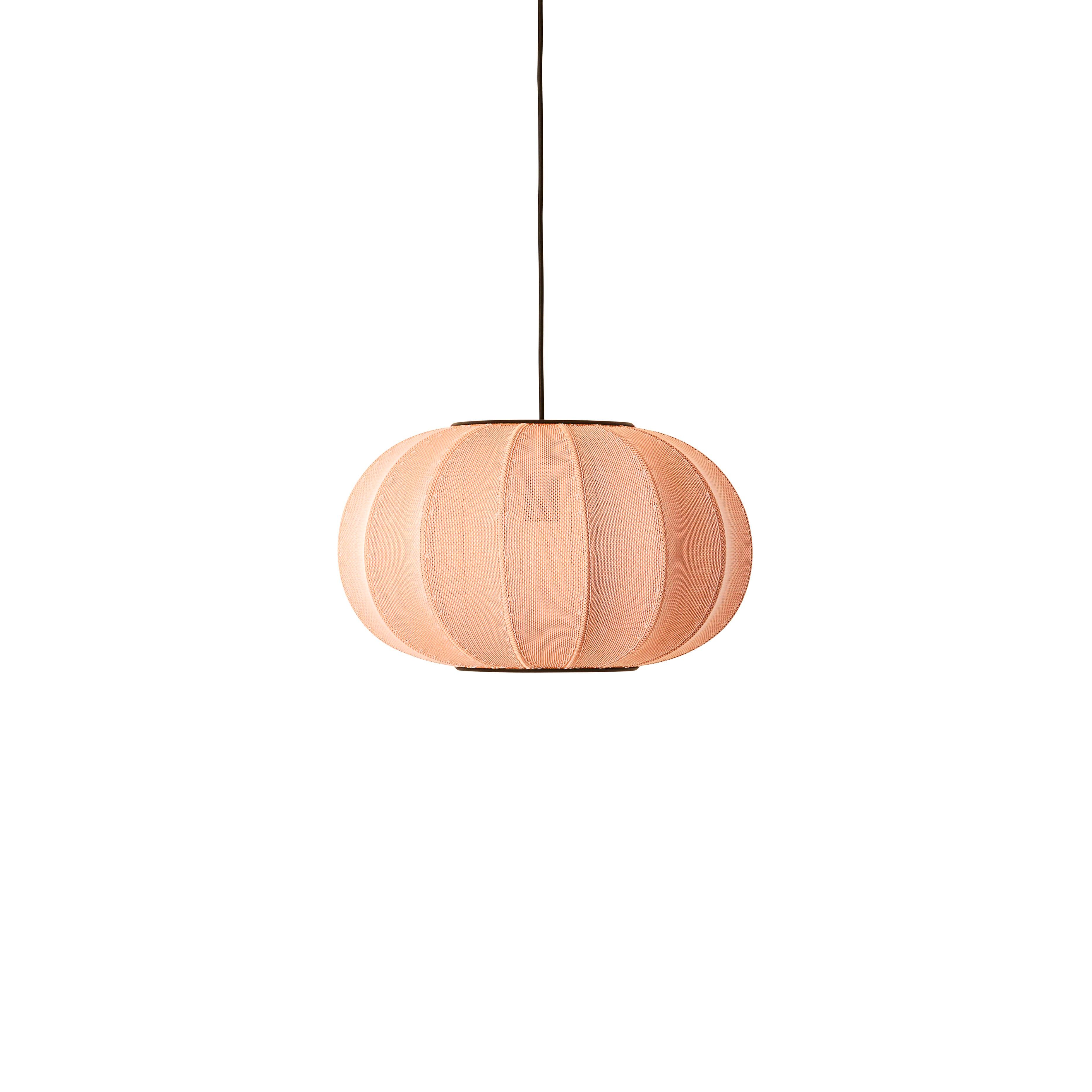 Lampa wisząca KNIT-WIT OVAL koralowy
