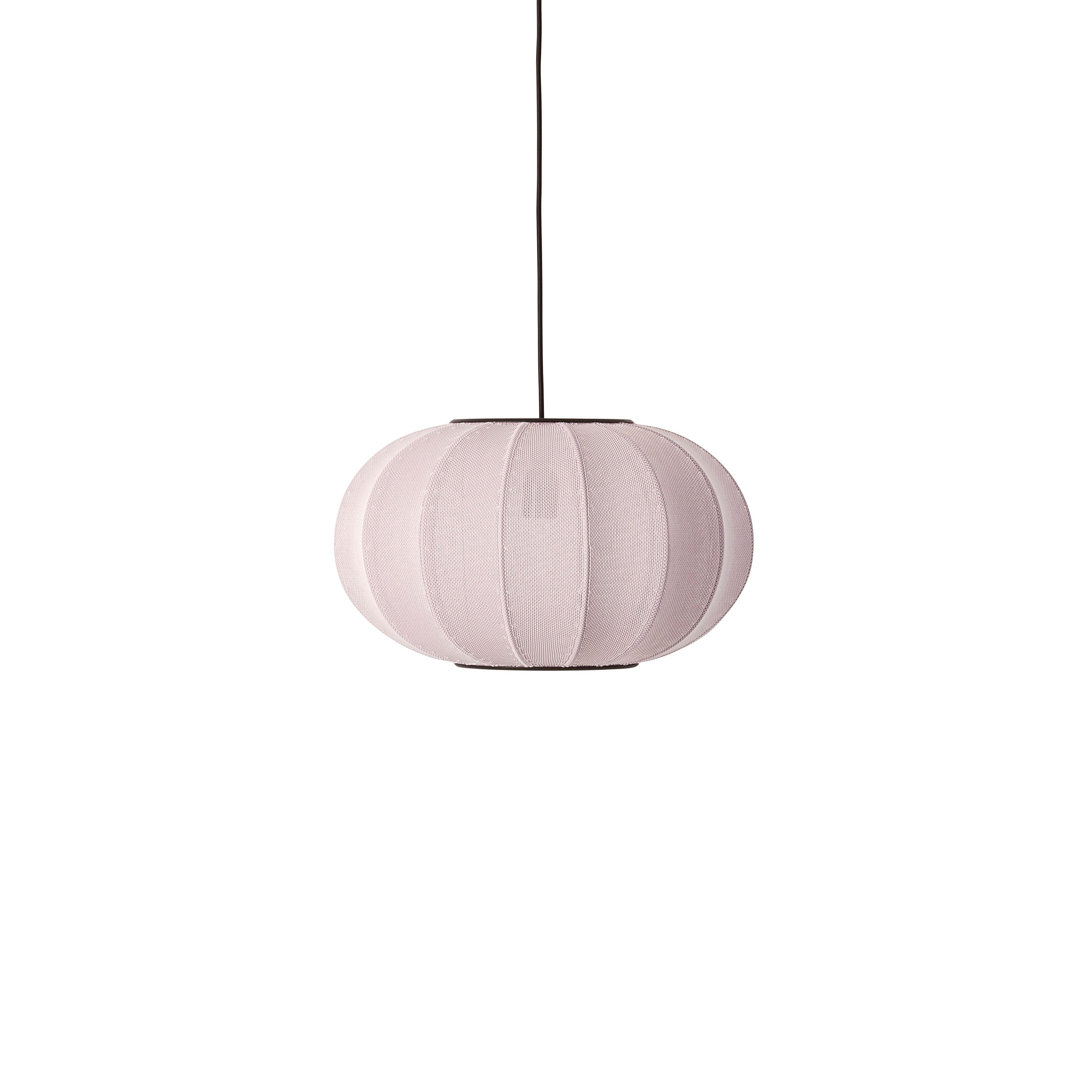 Lampa wisząca KNIT-WIT OVAL jasnoróżowy