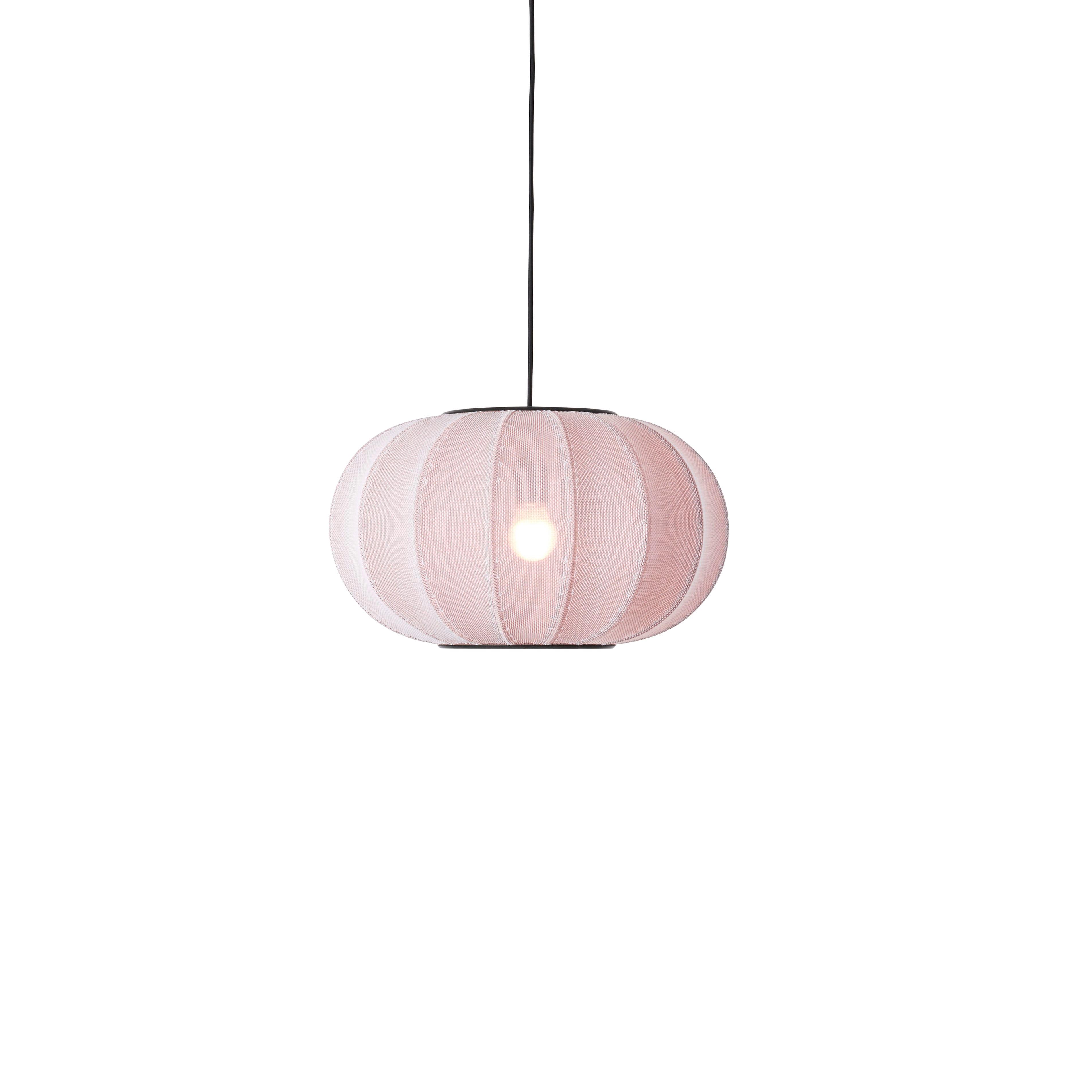 Lampa wisząca KNIT-WIT OVAL jasnoróżowy