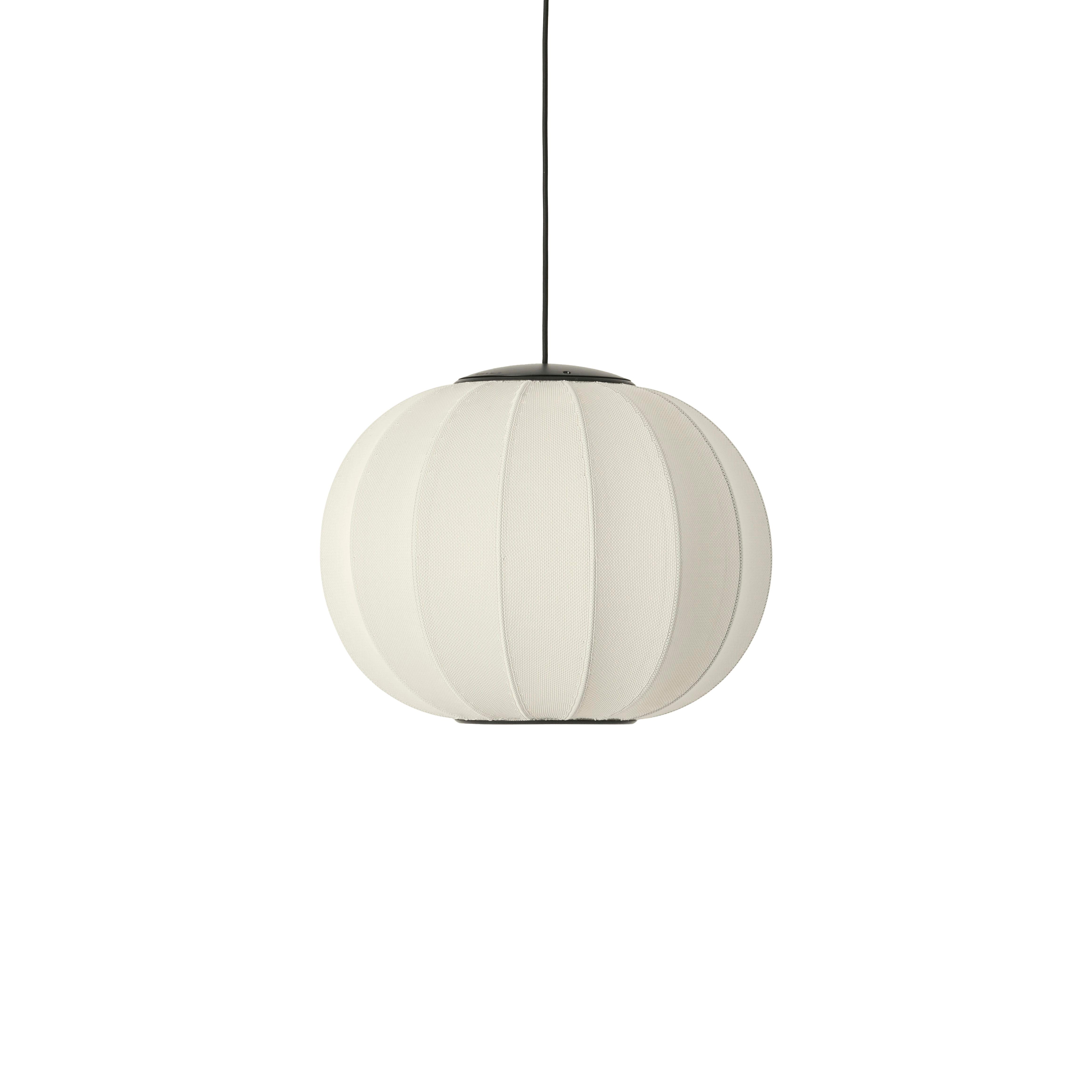 Lampa wisząca KNIT-WIT ROUND perłowy