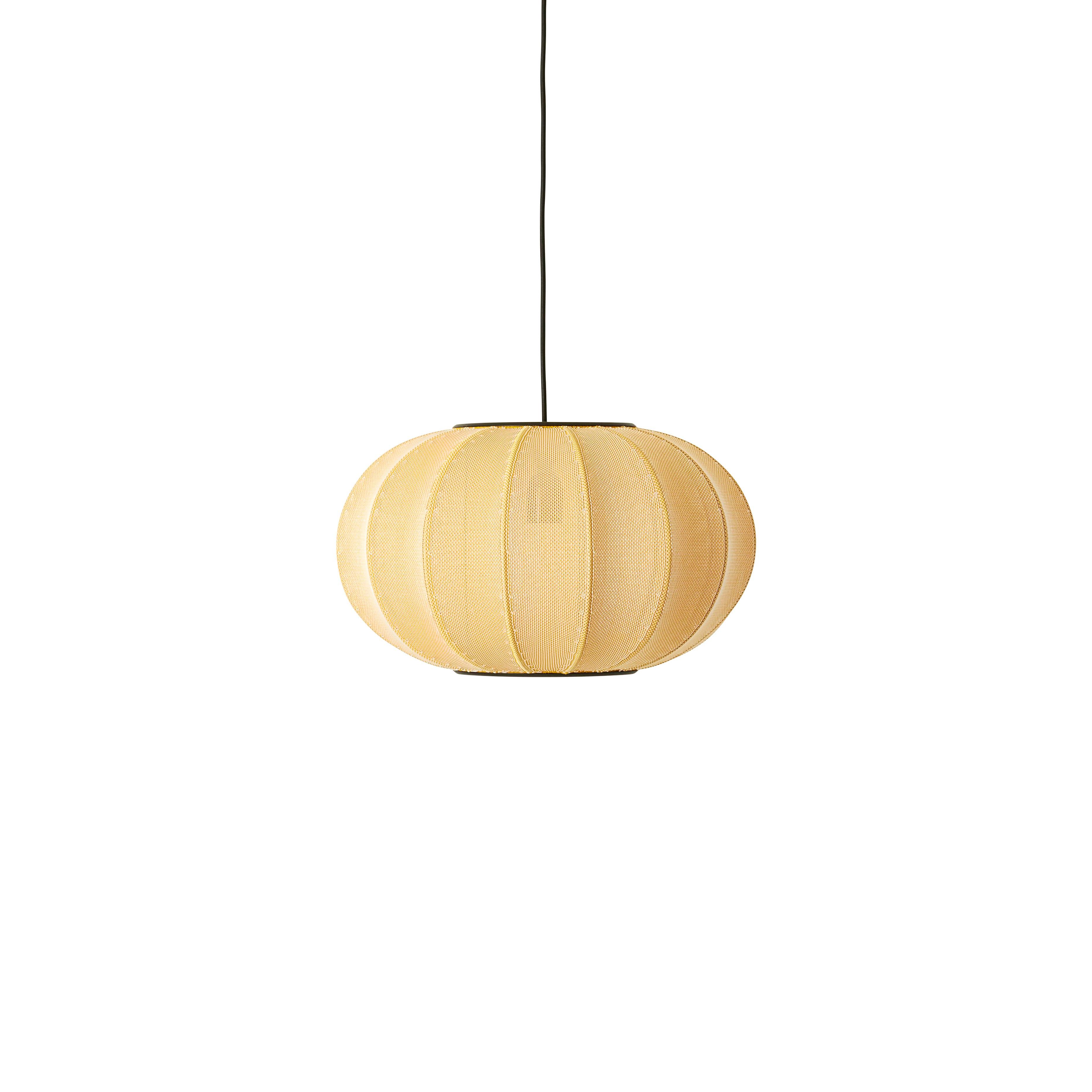 Lampa wisząca KNIT-WIT OVAL żółty