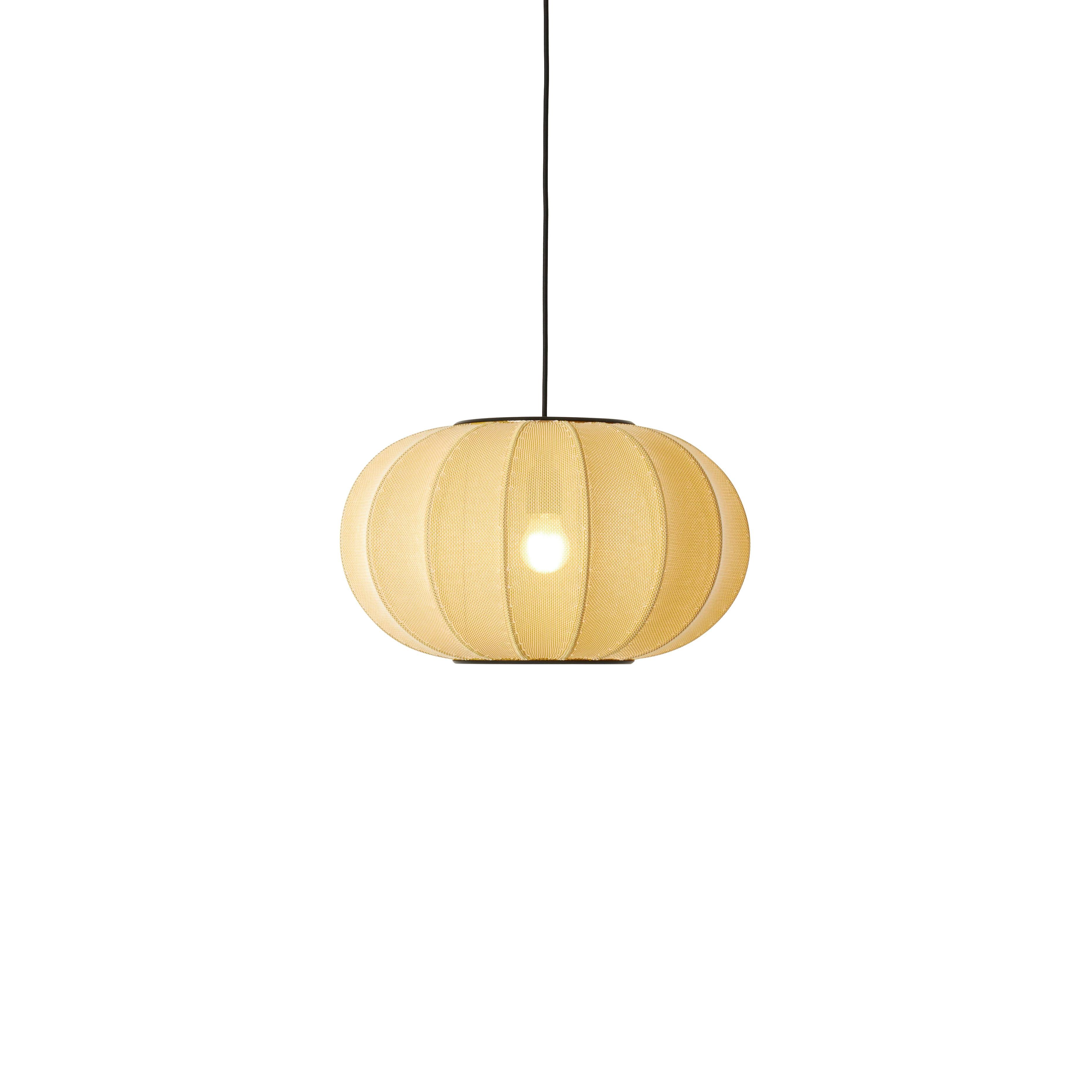 Lampa wisząca KNIT-WIT OVAL żółty
