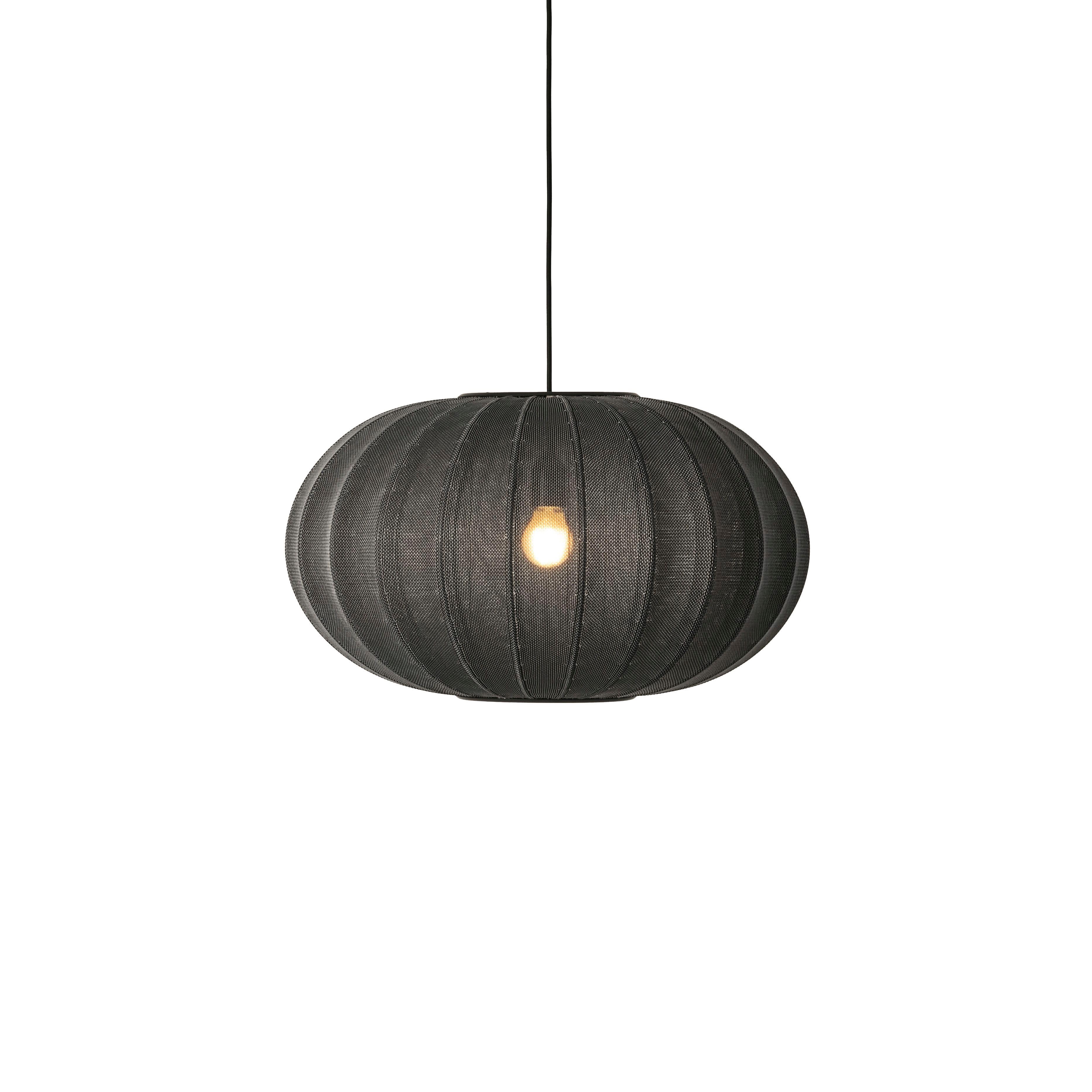 Lampa wisząca KNIT-WIT OVAL czarny
