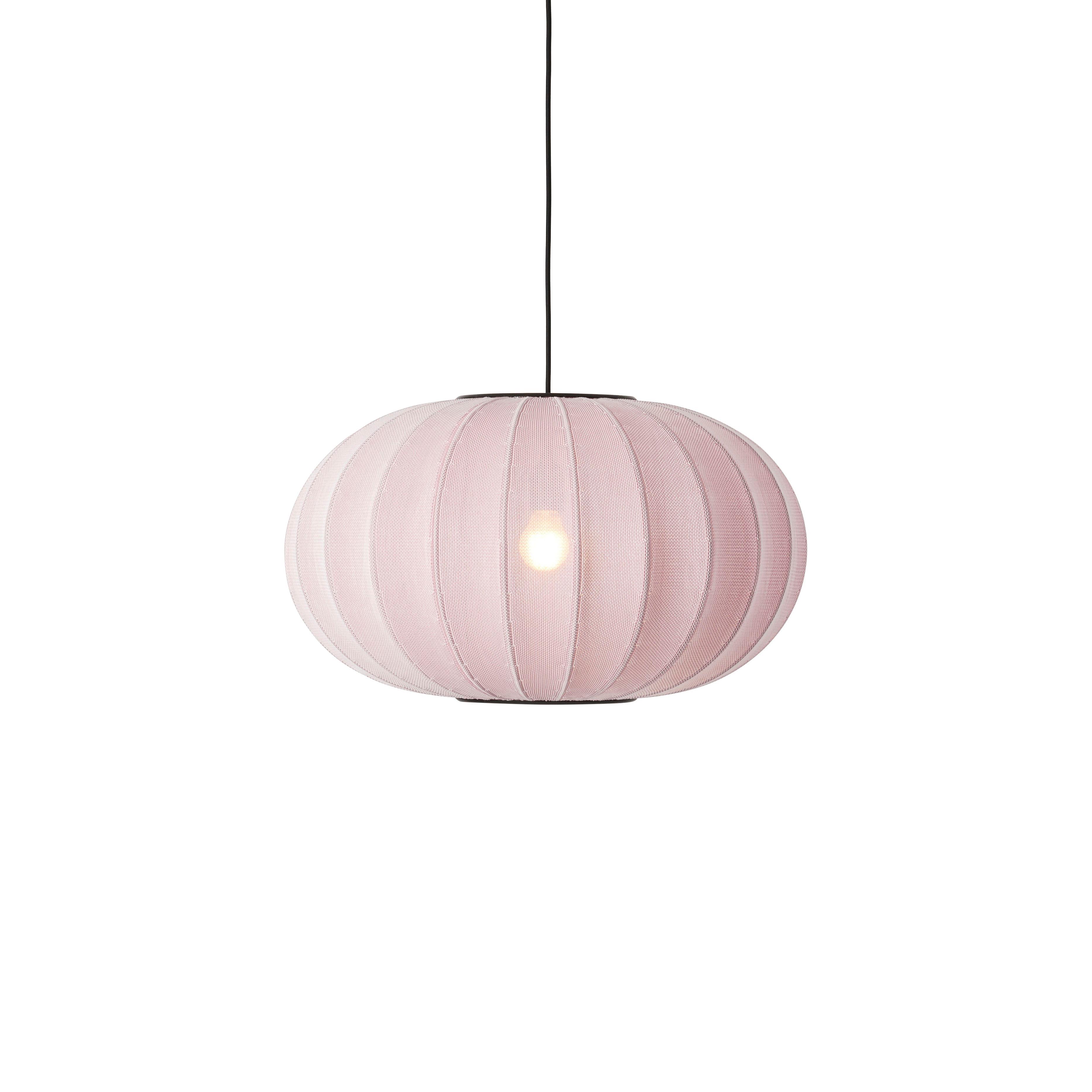 Lampa wisząca KNIT-WIT OVAL jasnoróżowy