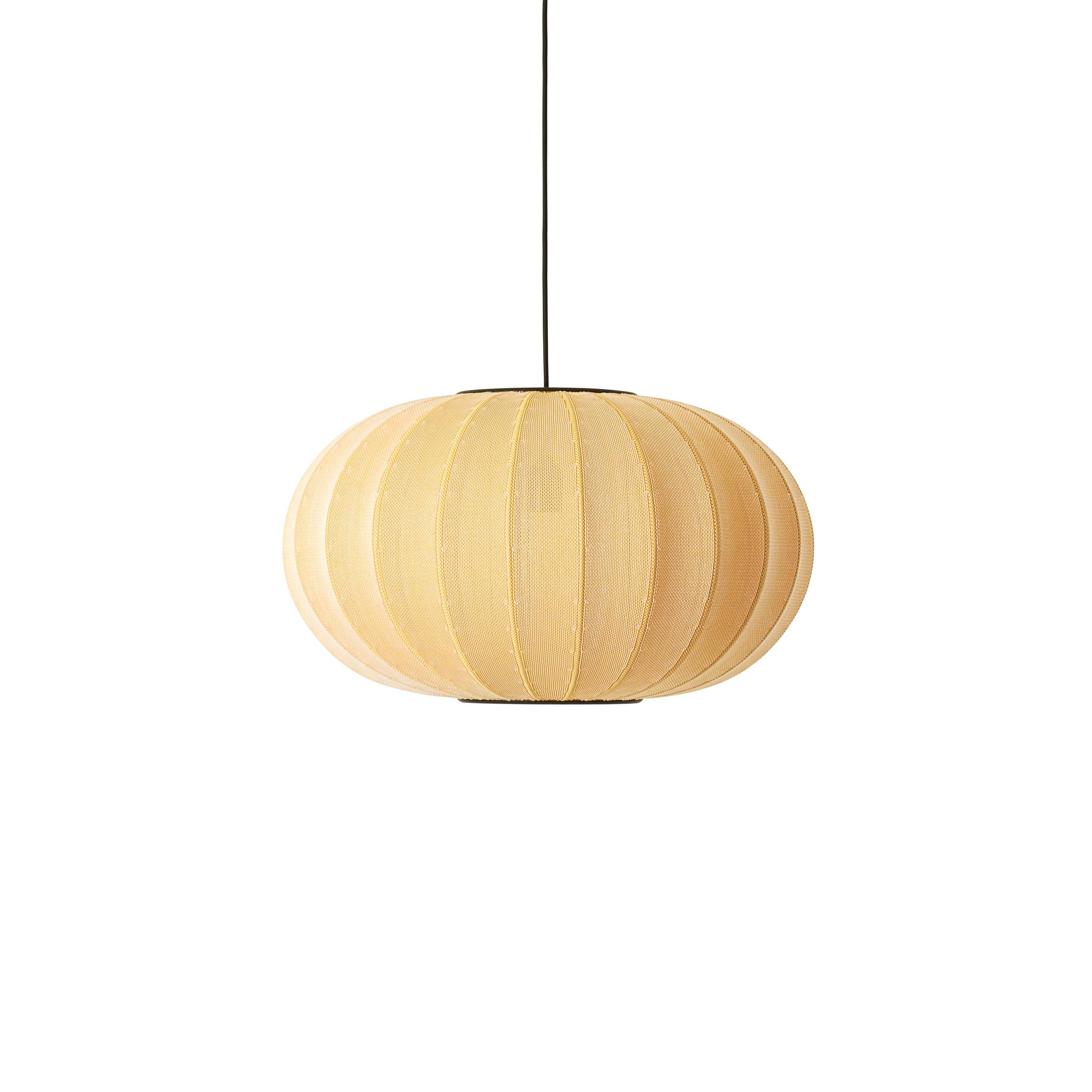 Lampa wisząca KNIT-WIT OVAL żółty