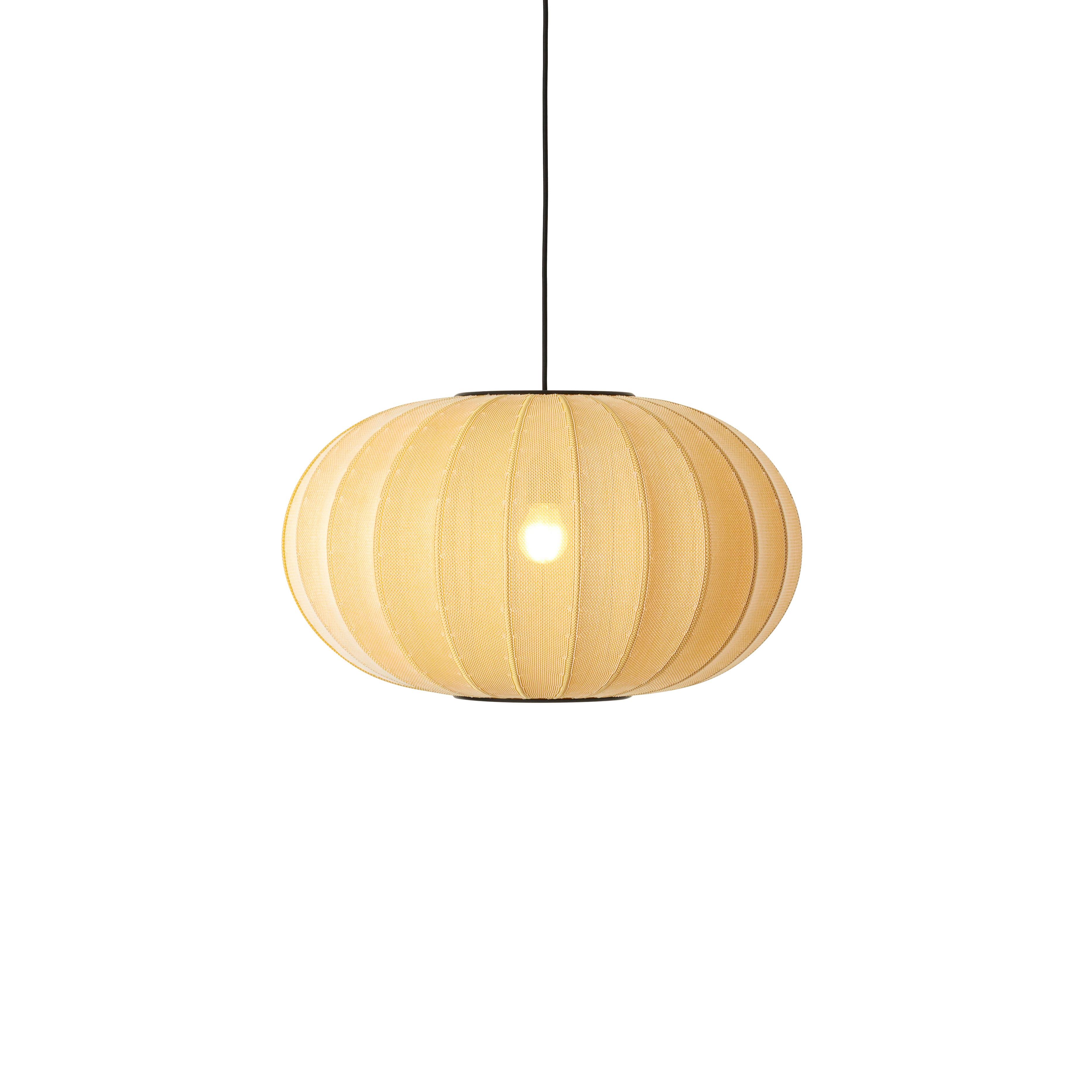 Lampa wisząca KNIT-WIT OVAL żółty