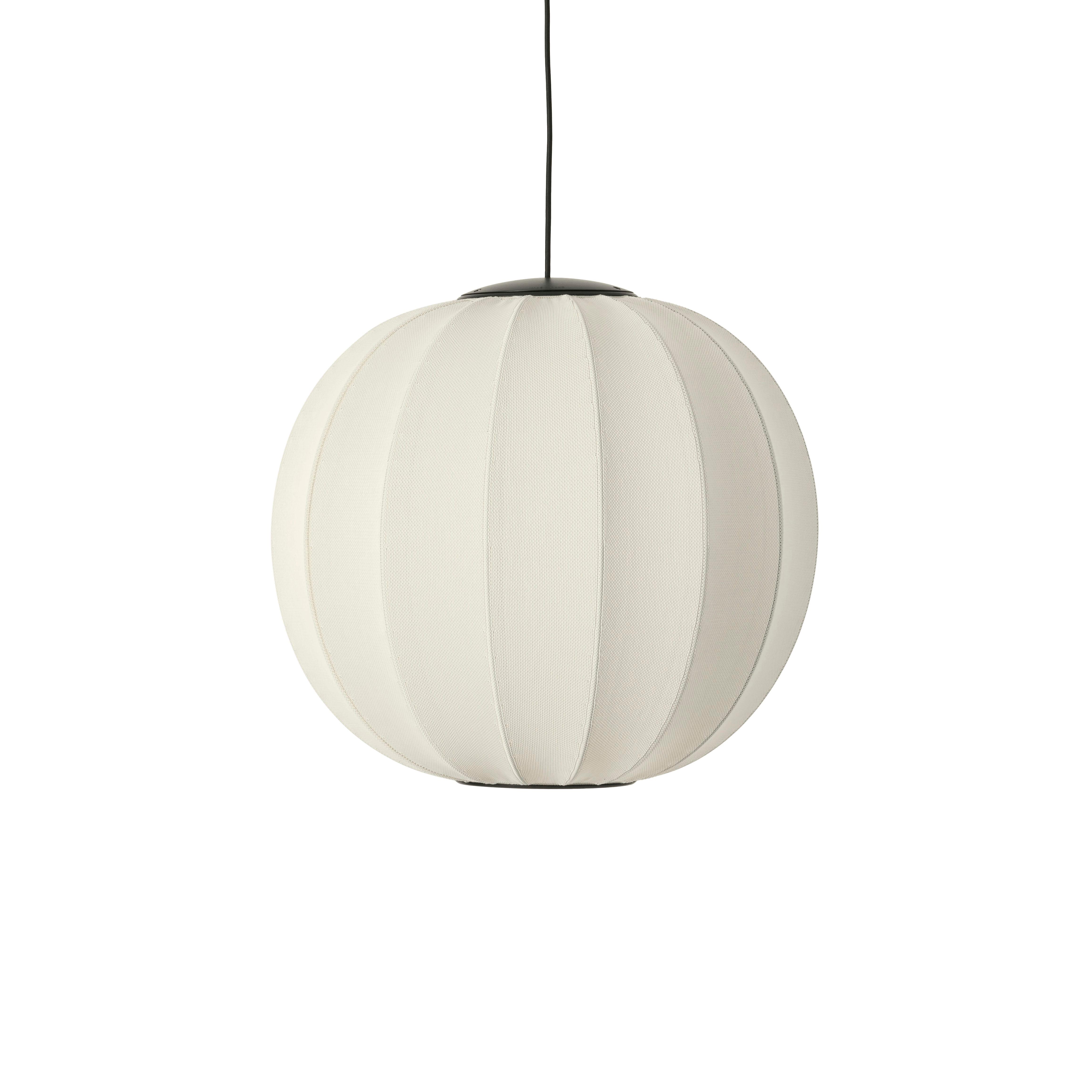 Lampa wisząca KNIT-WIT ROUND perłowy