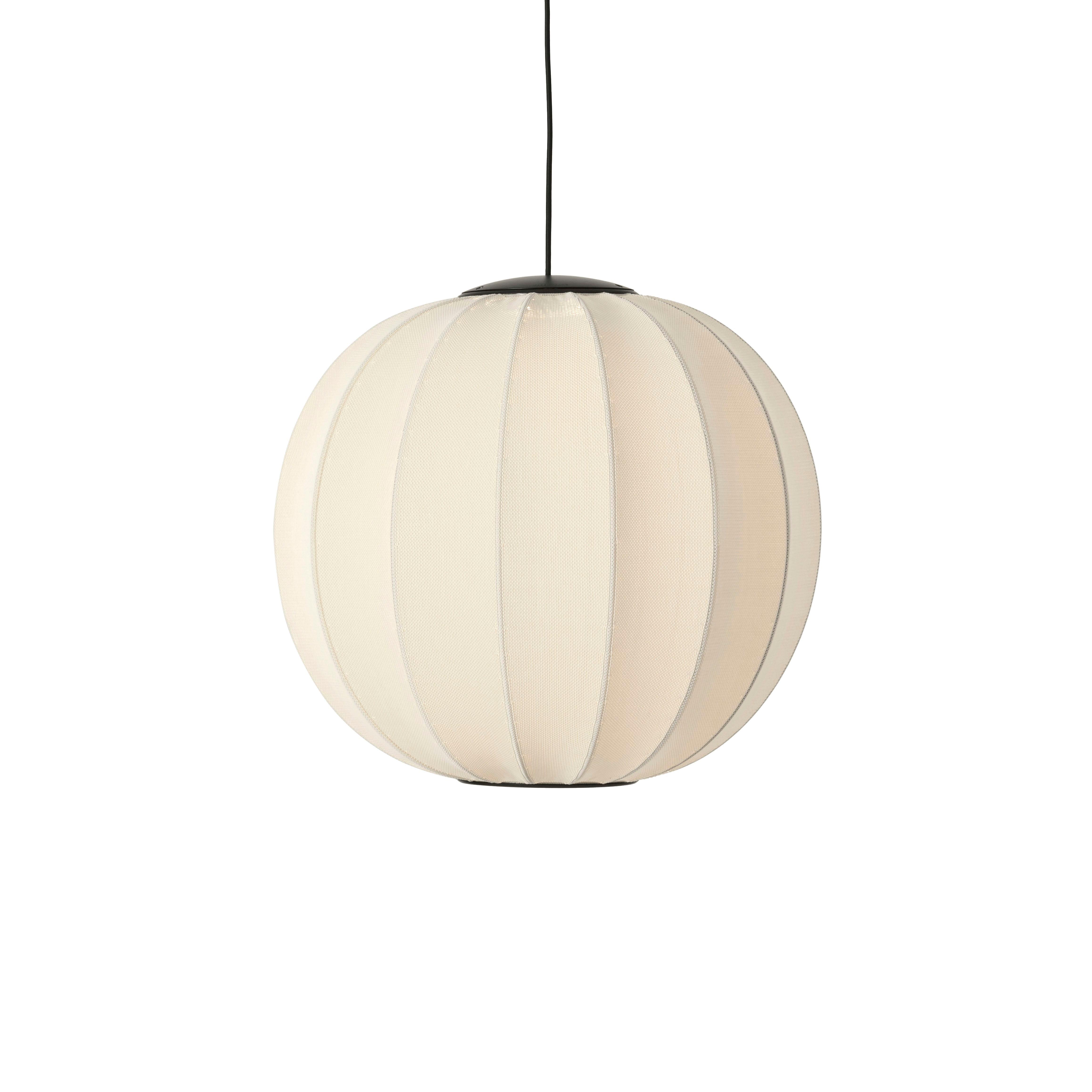 Lampa wisząca KNIT-WIT ROUND perłowy