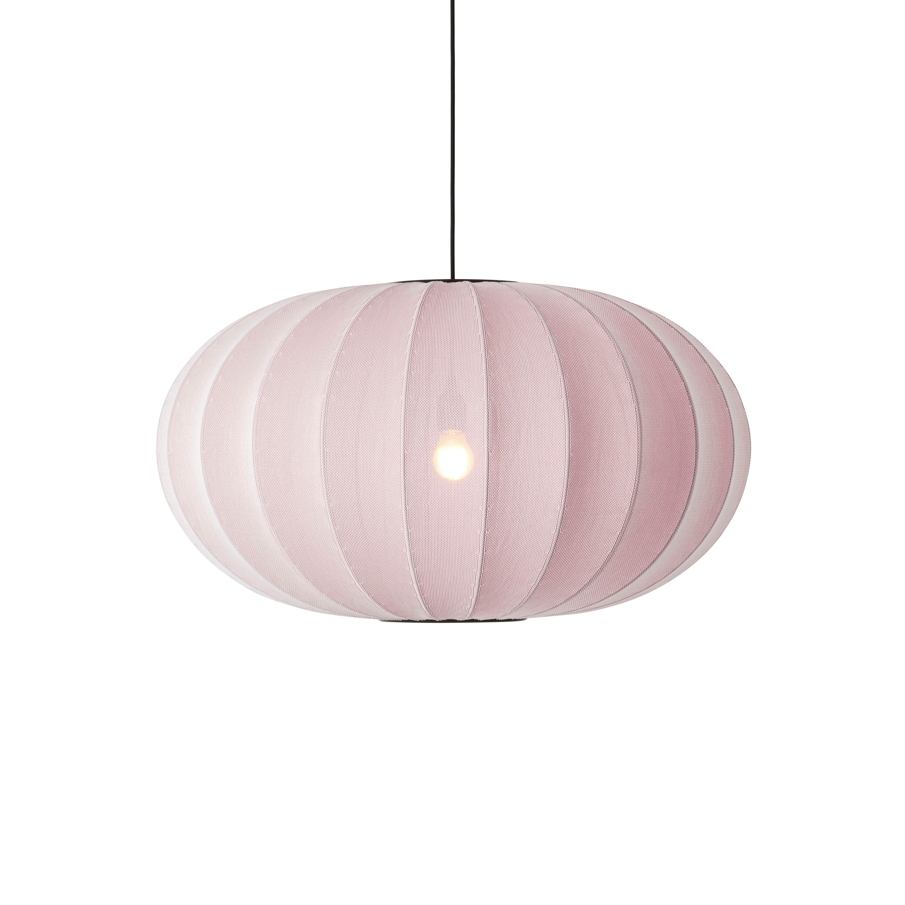 Lampa wisząca KNIT-WIT OVAL jasnoróżowy