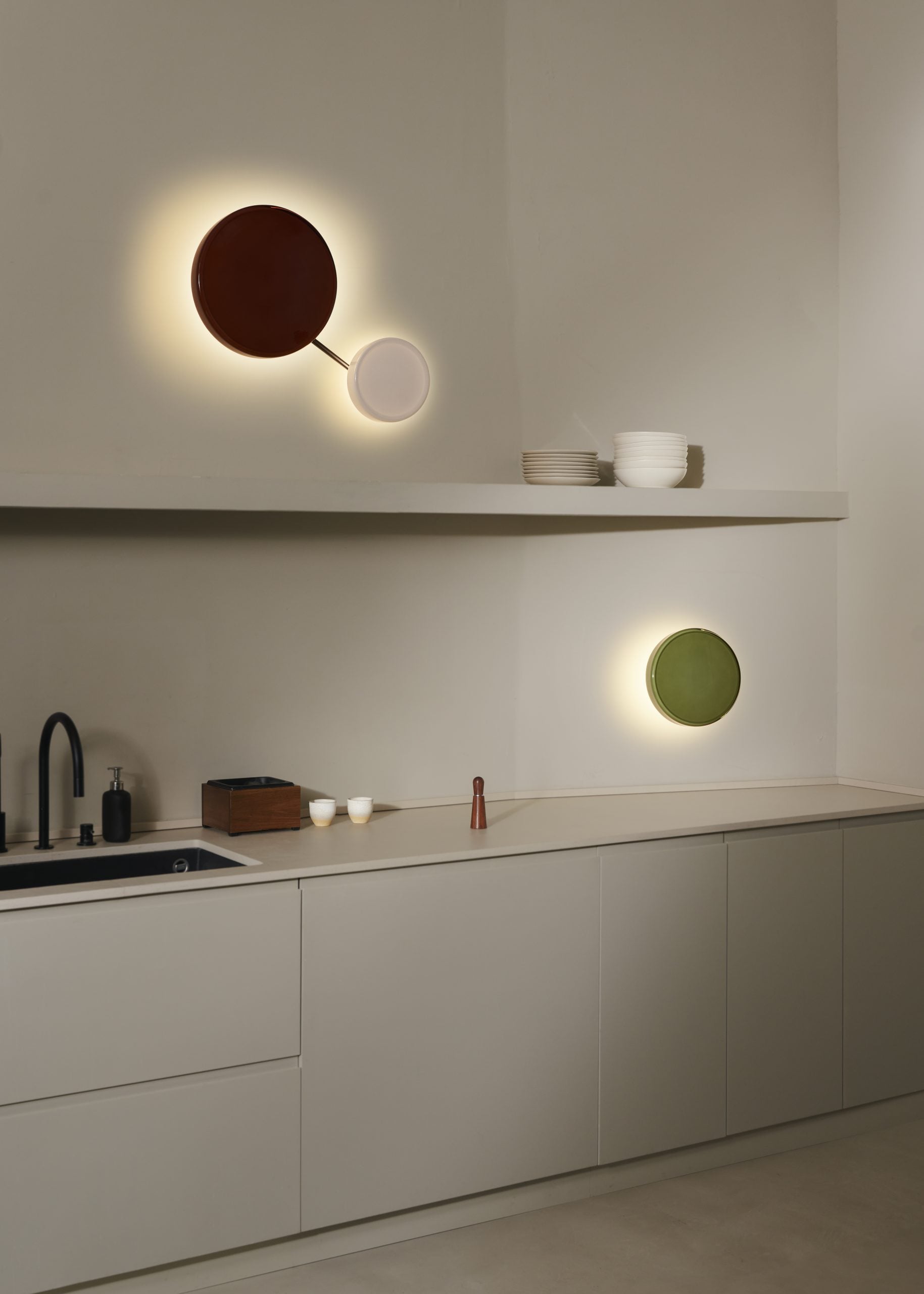 Kinkiet CARAMEL brązowy