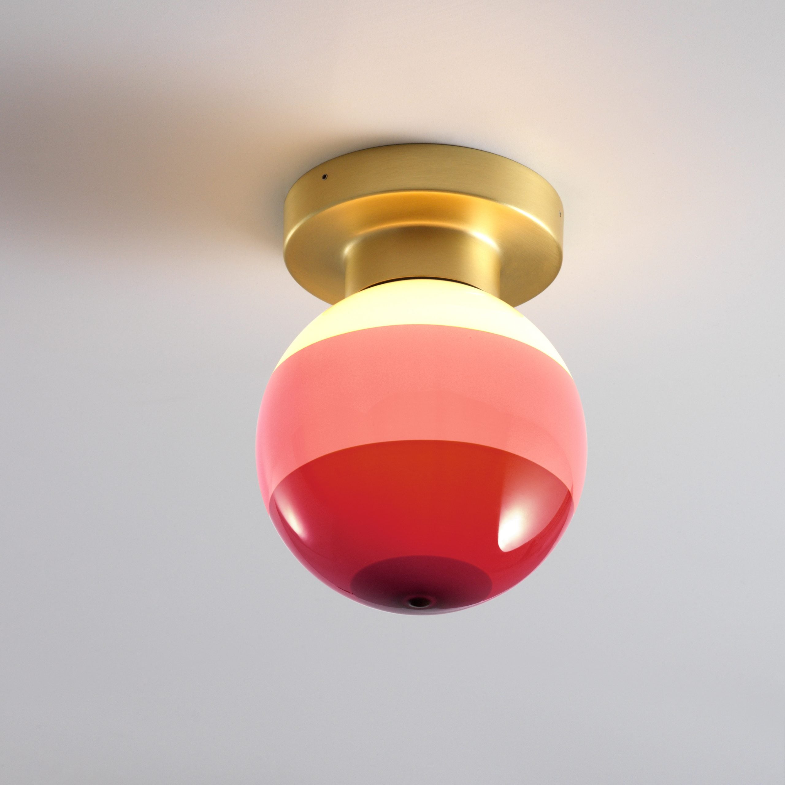 Lampa sufitowa DIPPING burgundowy