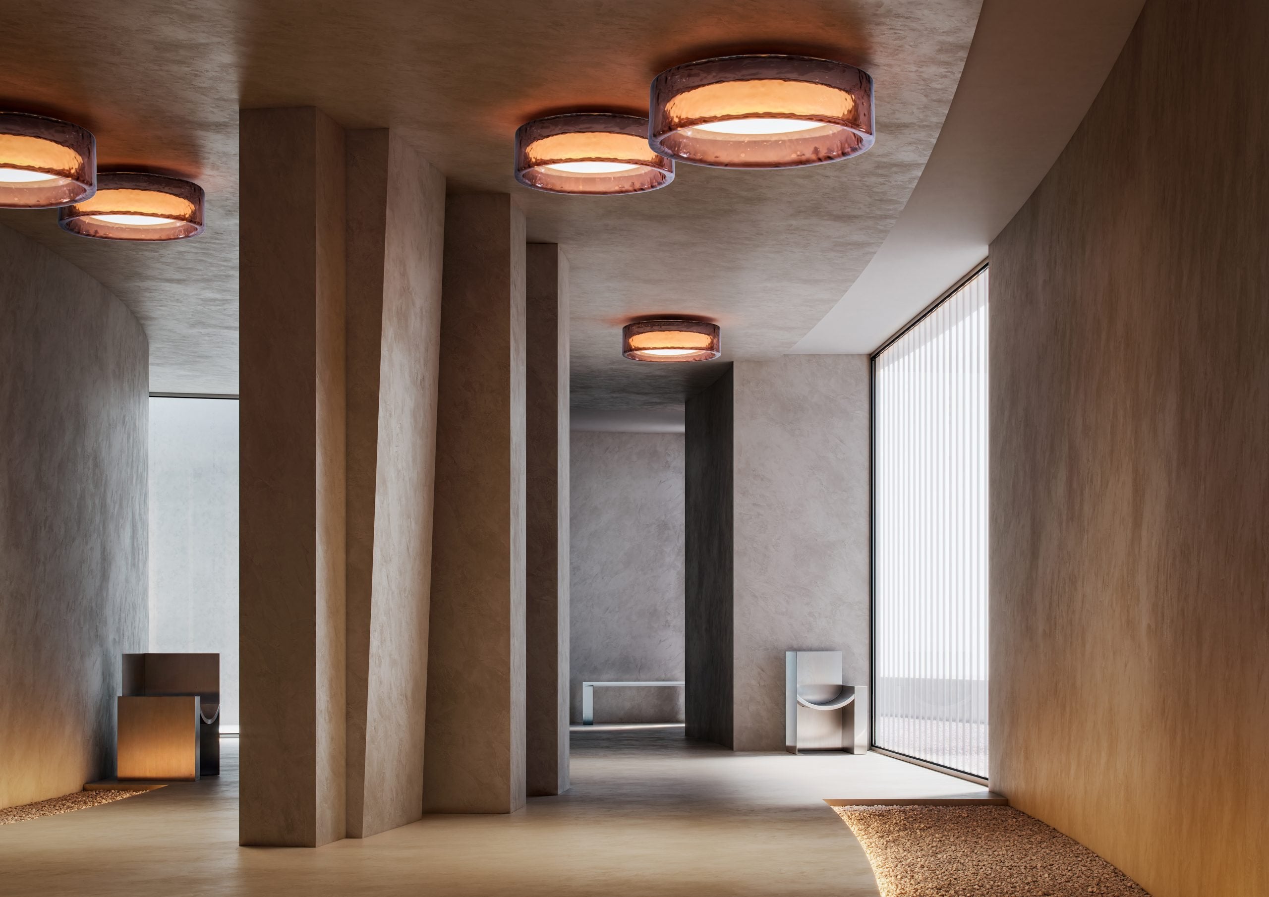 RINGO ceiling lamp light gray