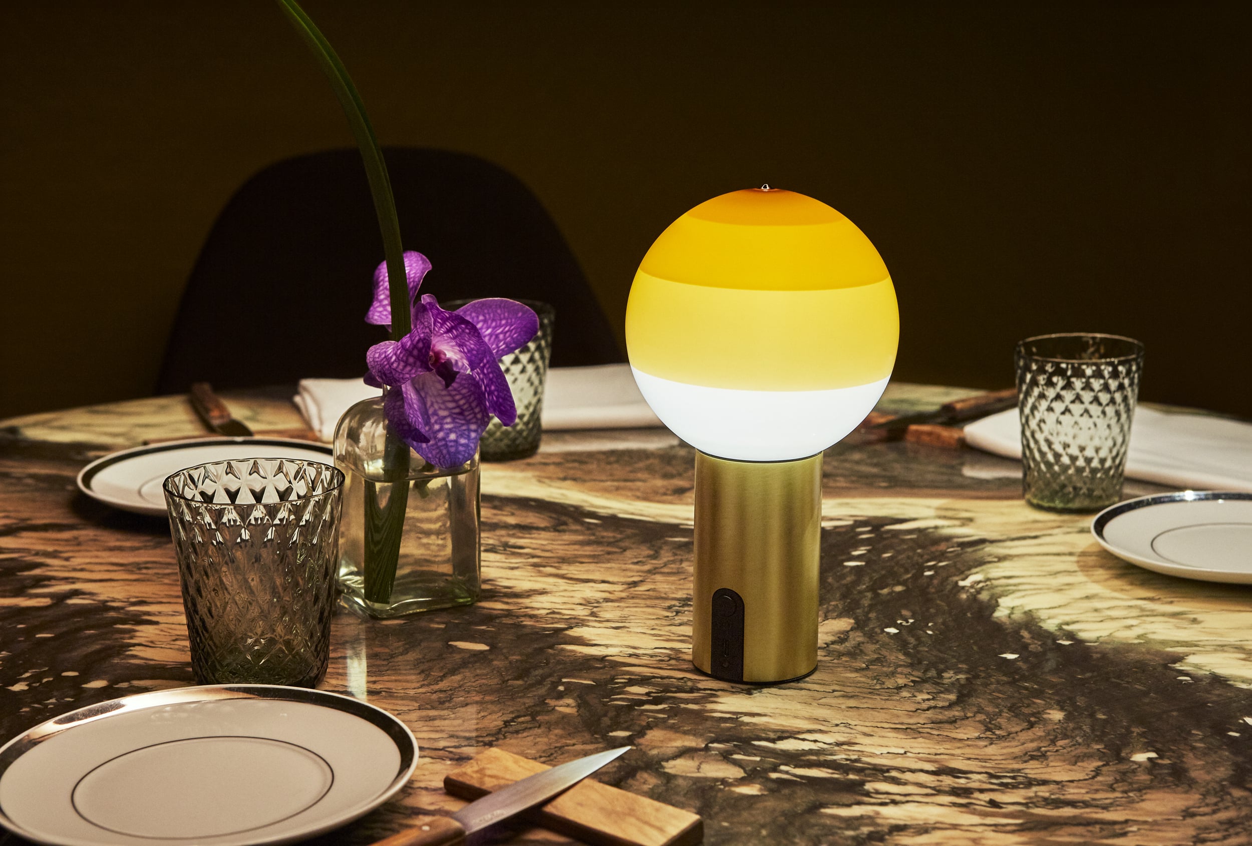 Akku-Lampe DIPPING creme