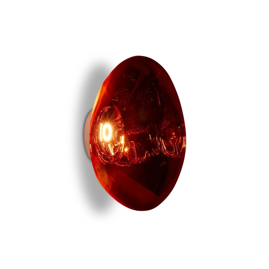 Melt Copper wall lamp