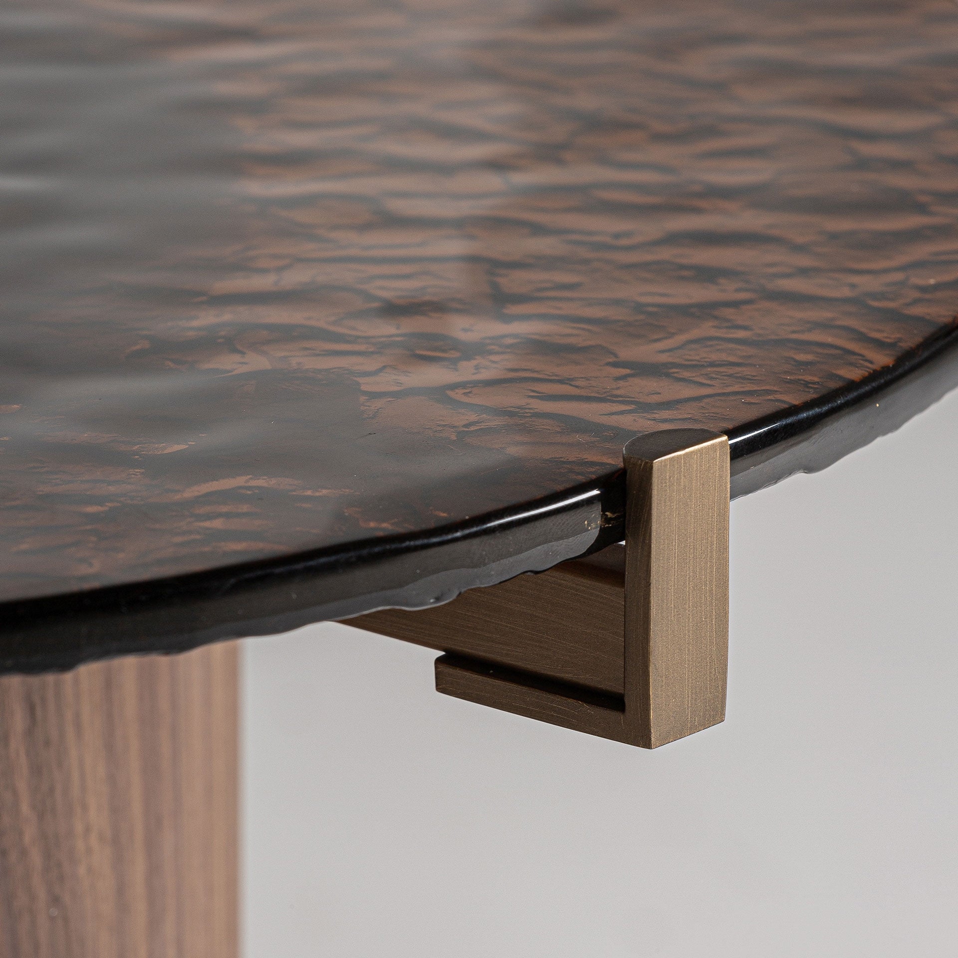 GISWIL Brown Side Table