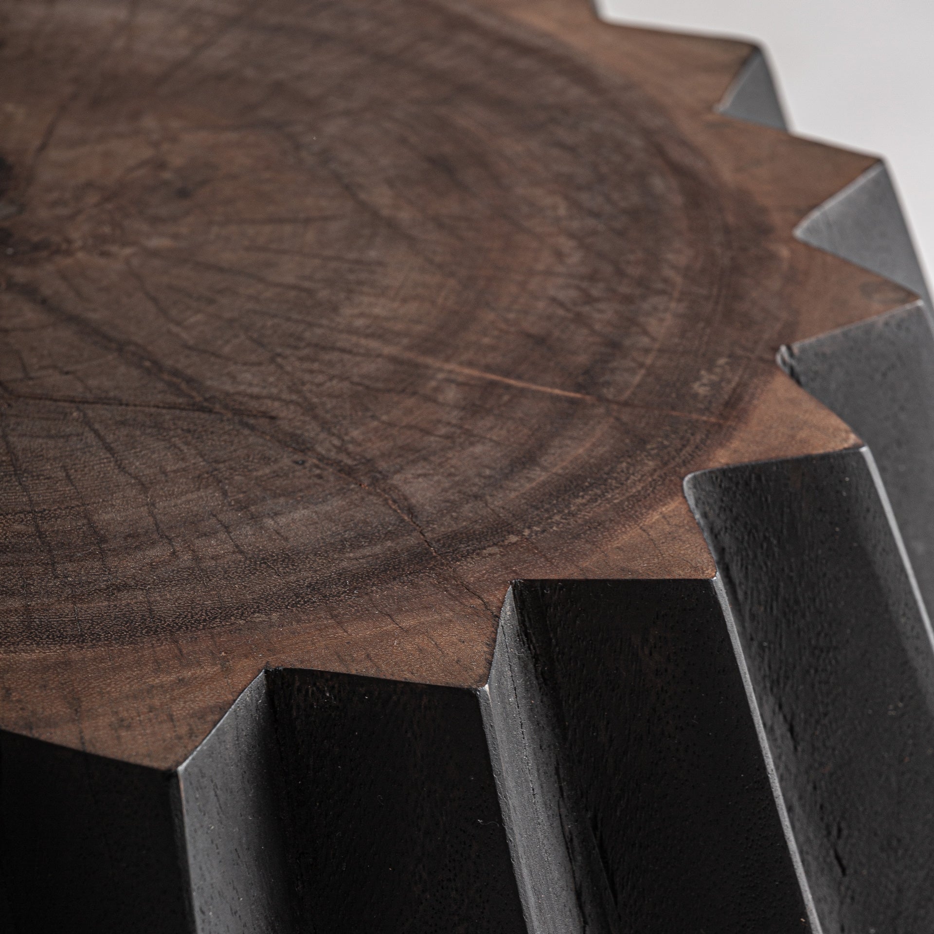ZAMBIA Side Table Black Suar Wood