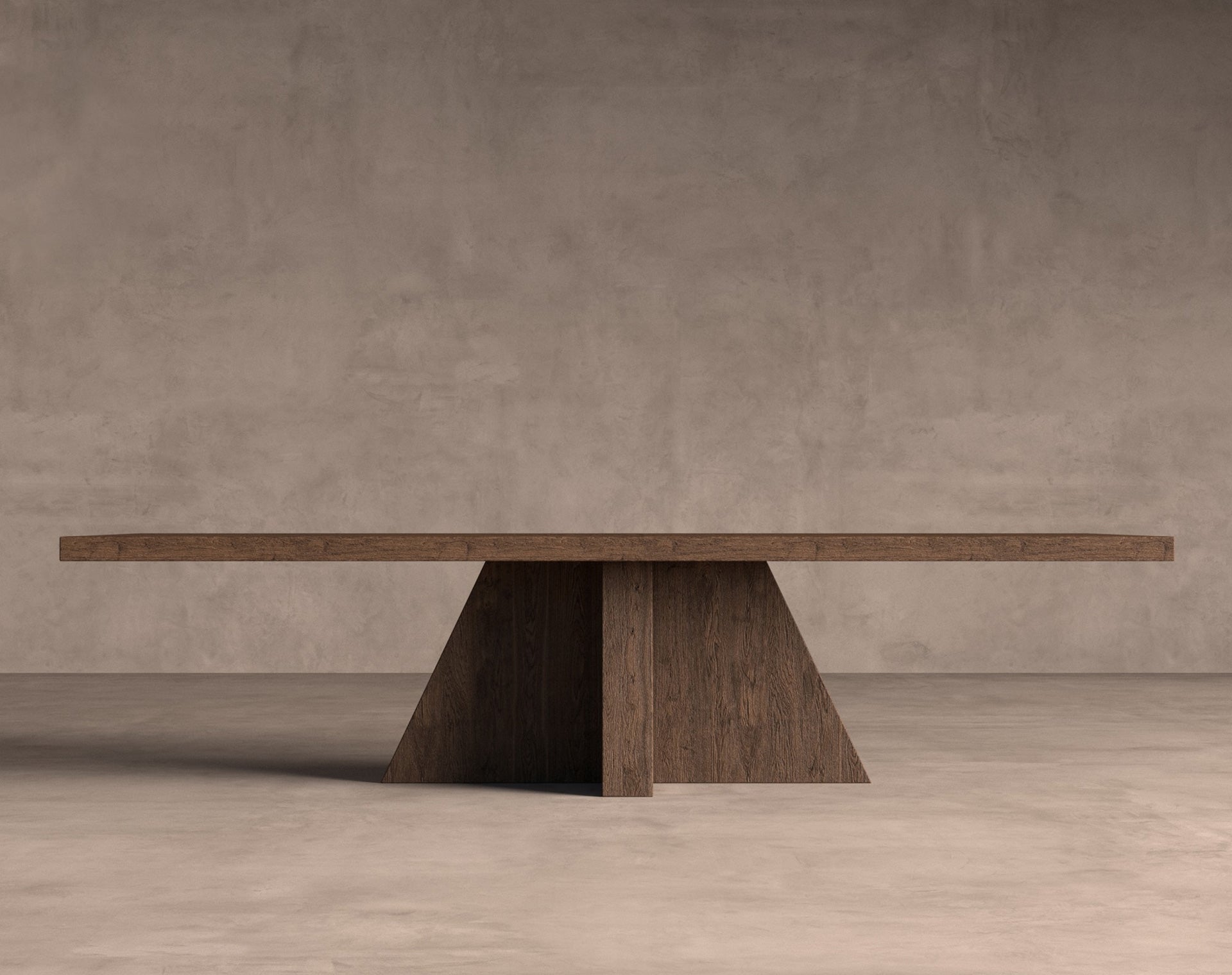 Stół BRUTALIST drewno z recyklingu