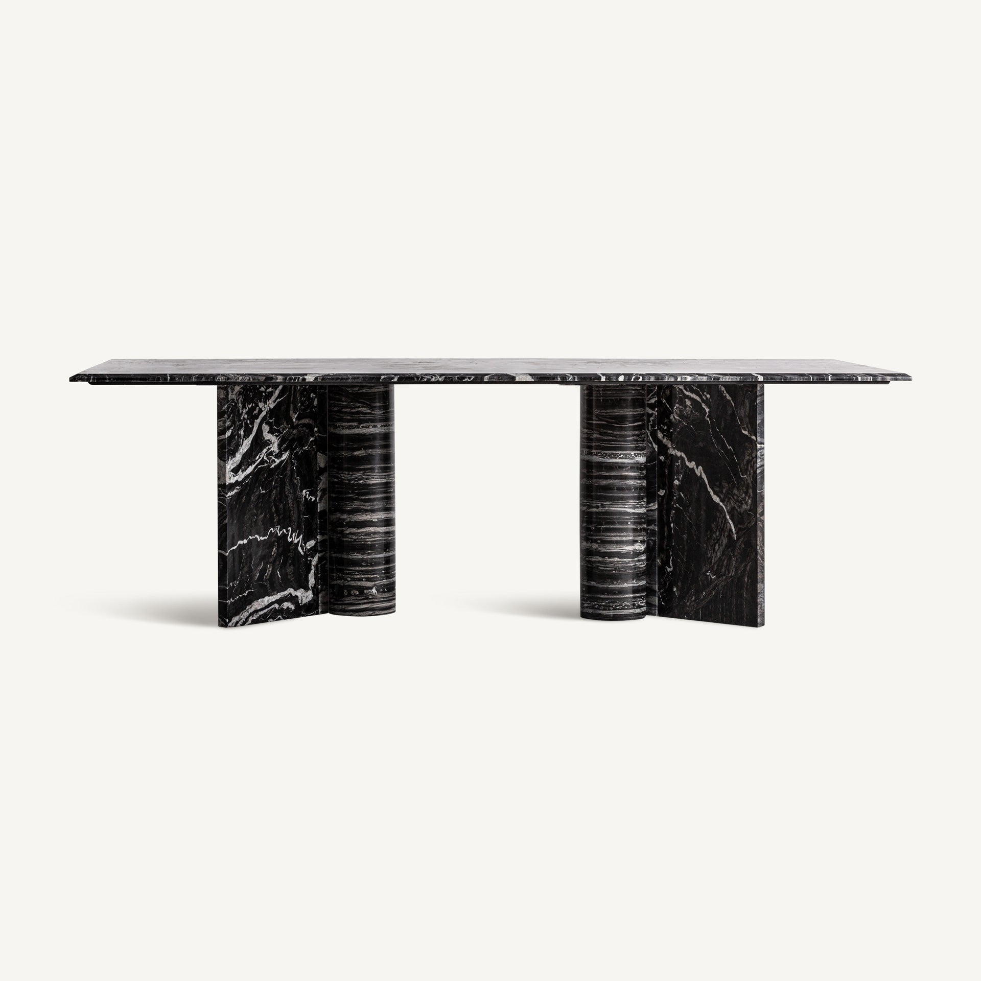 GAUTBY Table Black Marble