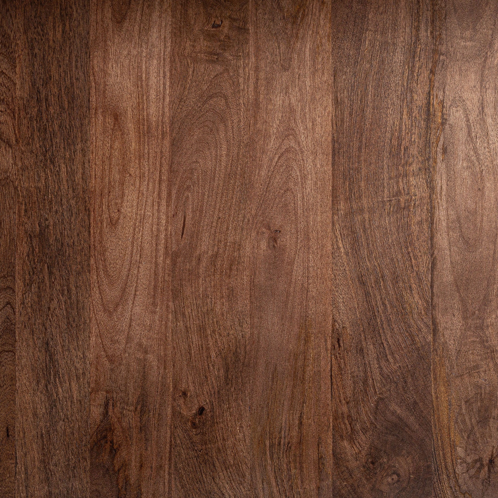 Tisch SANNUM mit Travertinplatte und Basis aus Mangoholz