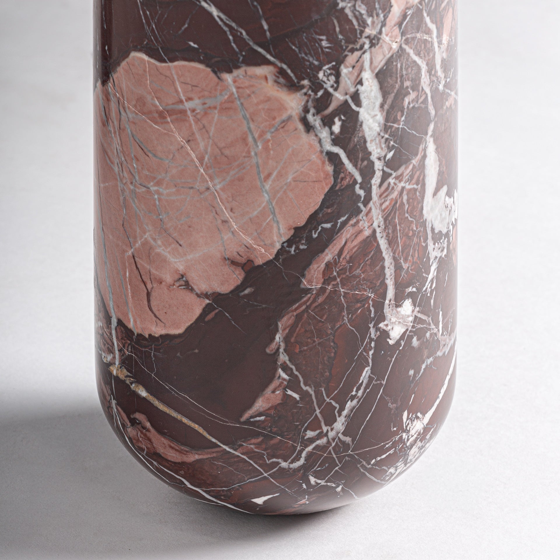 BOURG Burgundy Marble Coffee Table