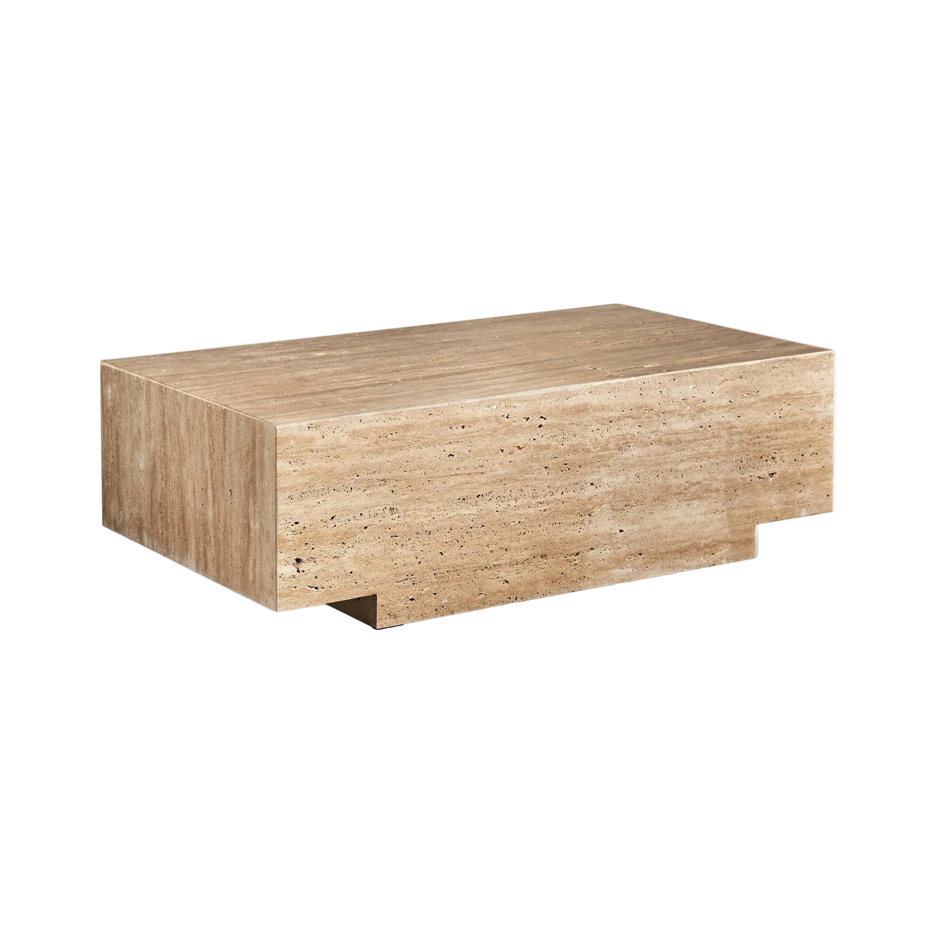 NORDDAL travertine coffee table