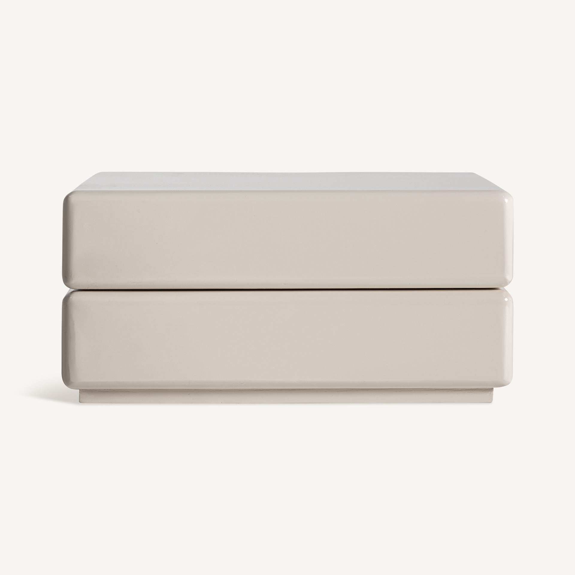 Quadratischer Couchtisch WHIEL beige