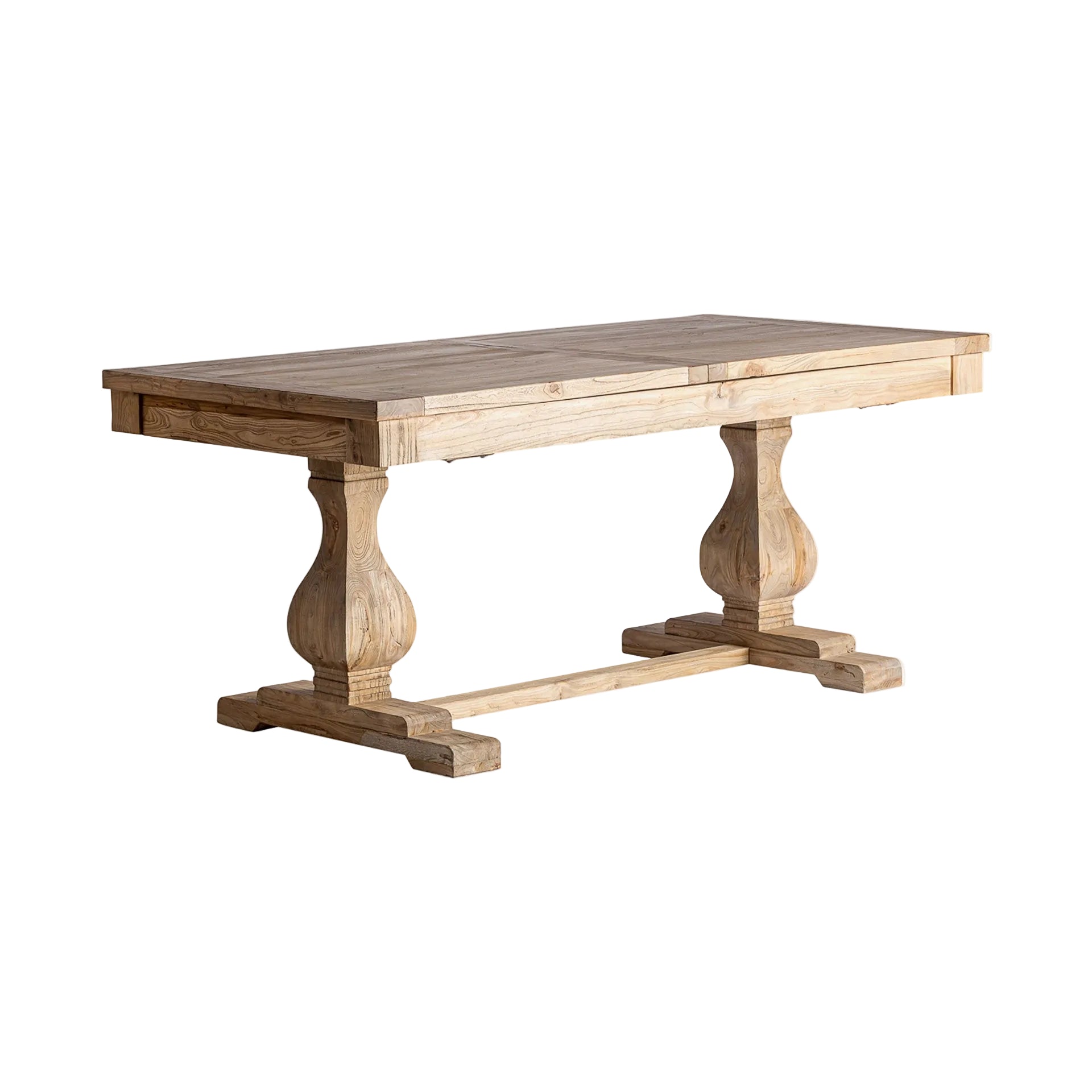 Extendable Table BERCA Recycled Ash Wood