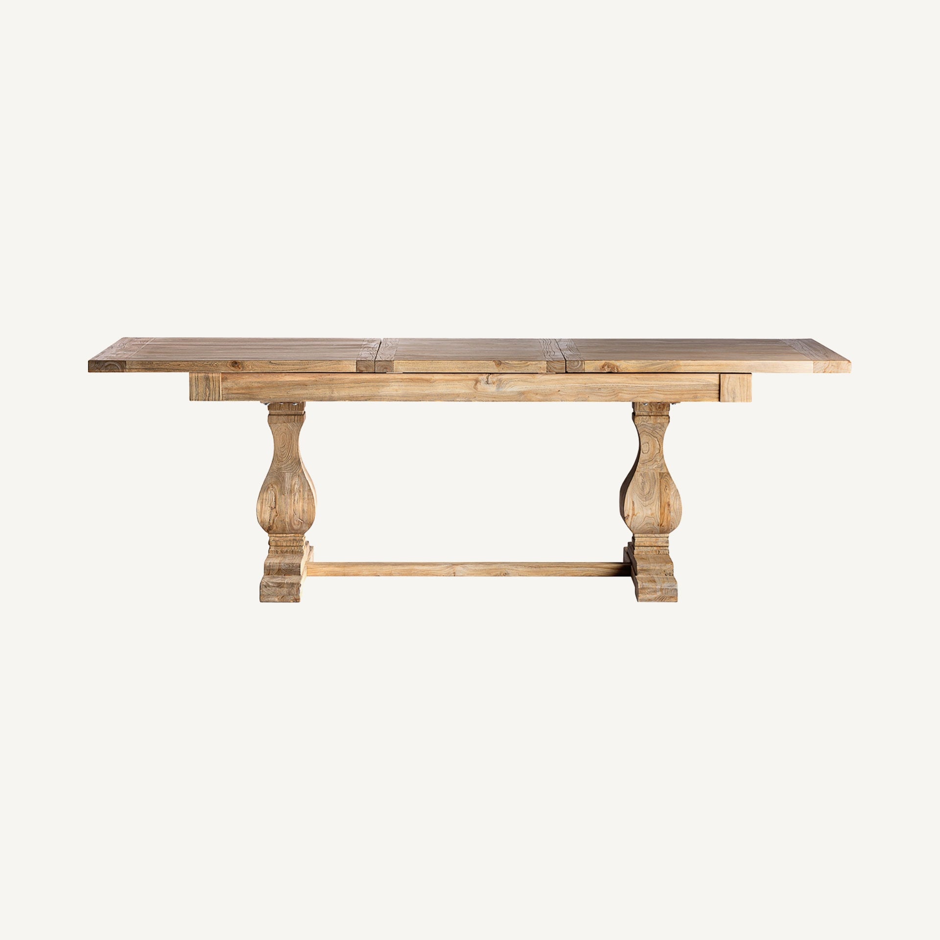 Extendable Table BERCA Recycled Ash Wood