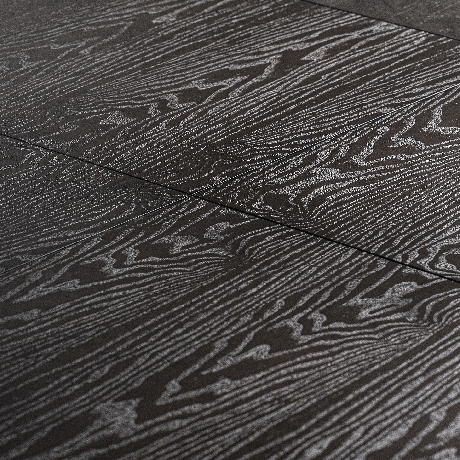 Stół rozkładany BUKEN ciemne drewno jesionowe z fornirem