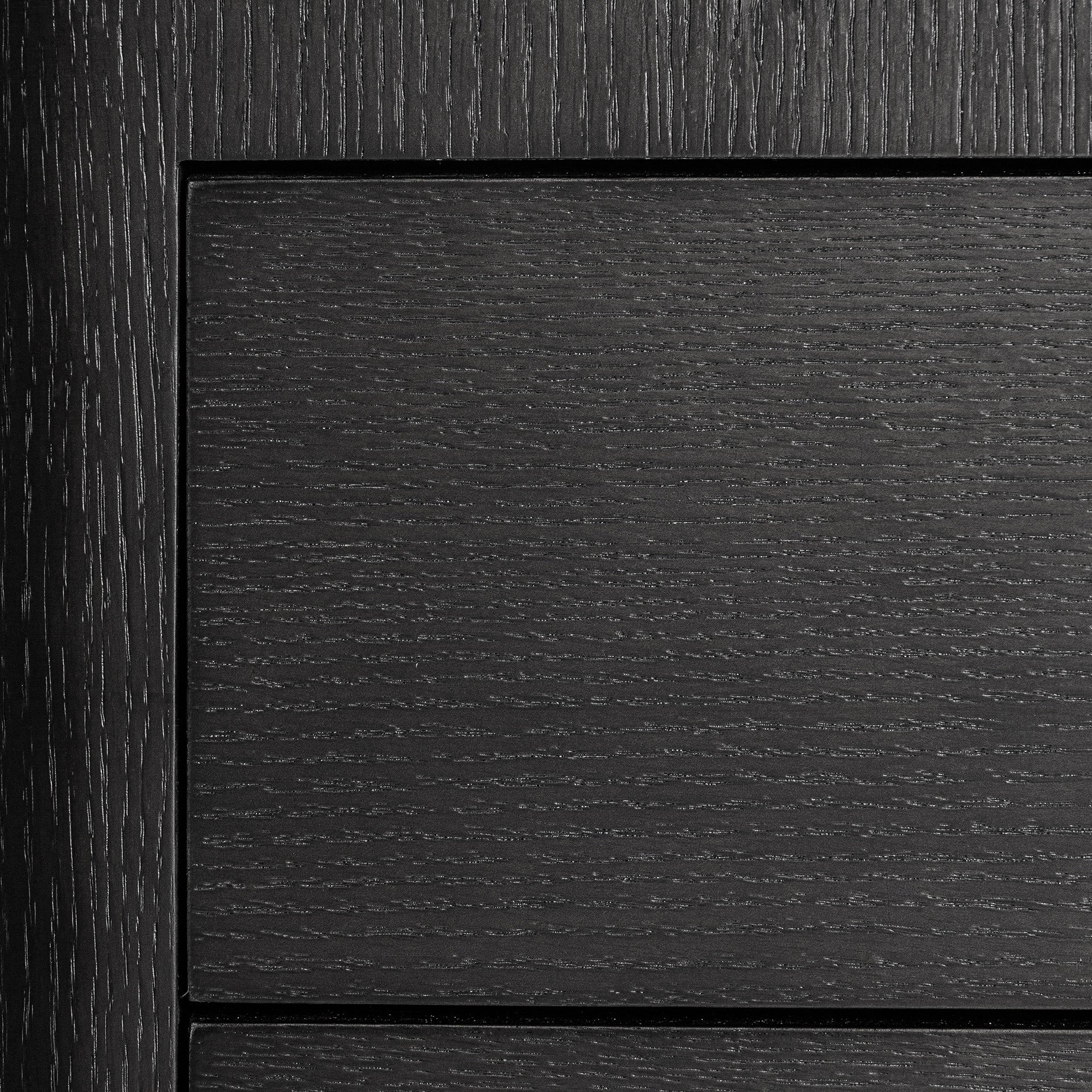 WHOLEN Nightstand Black with White Top