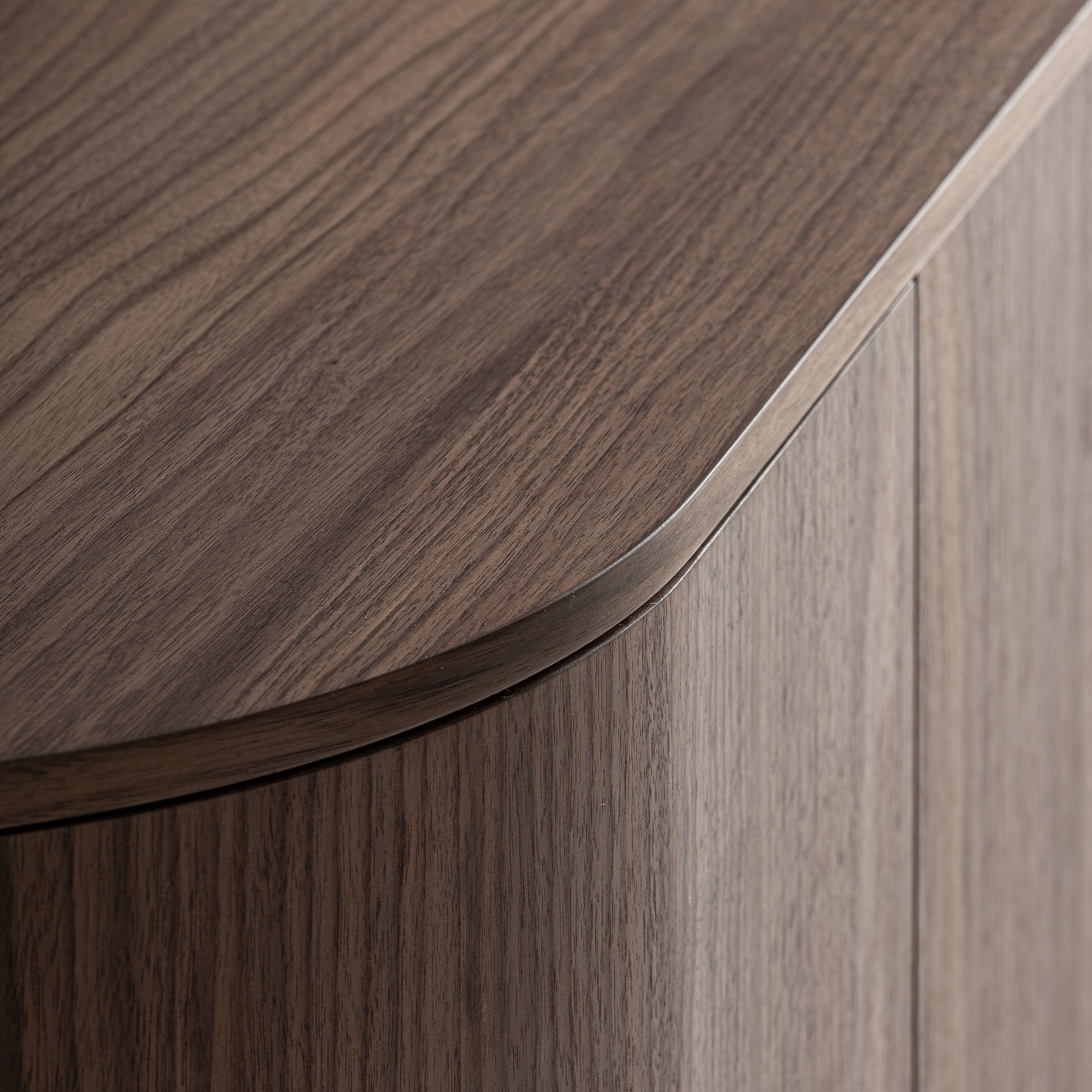 Szafka RTV KEXBY fornir orzechowy